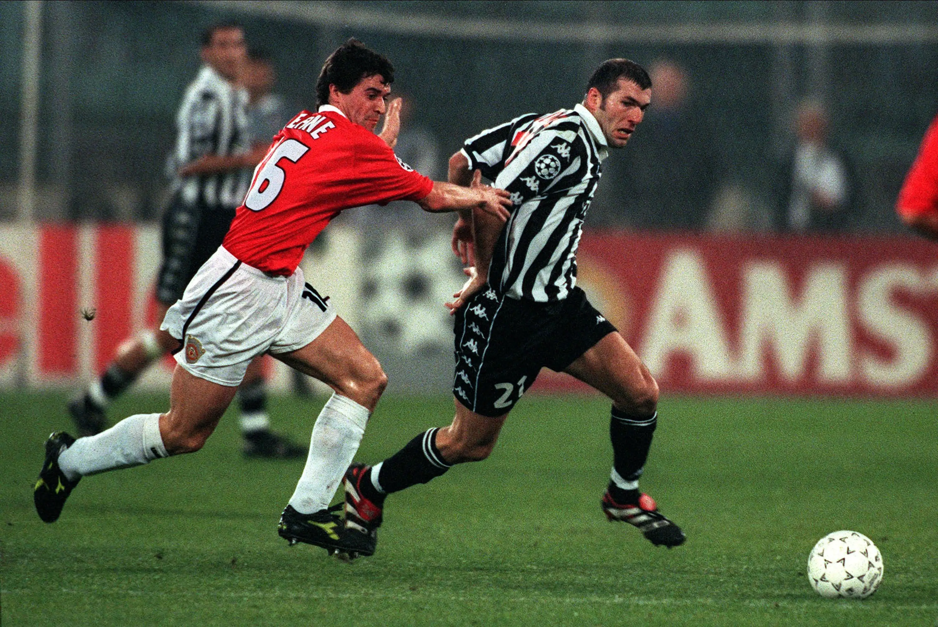 Keane's performance against Juventus is regarded as one of the greatest in Champions League history. Image credit: Getty