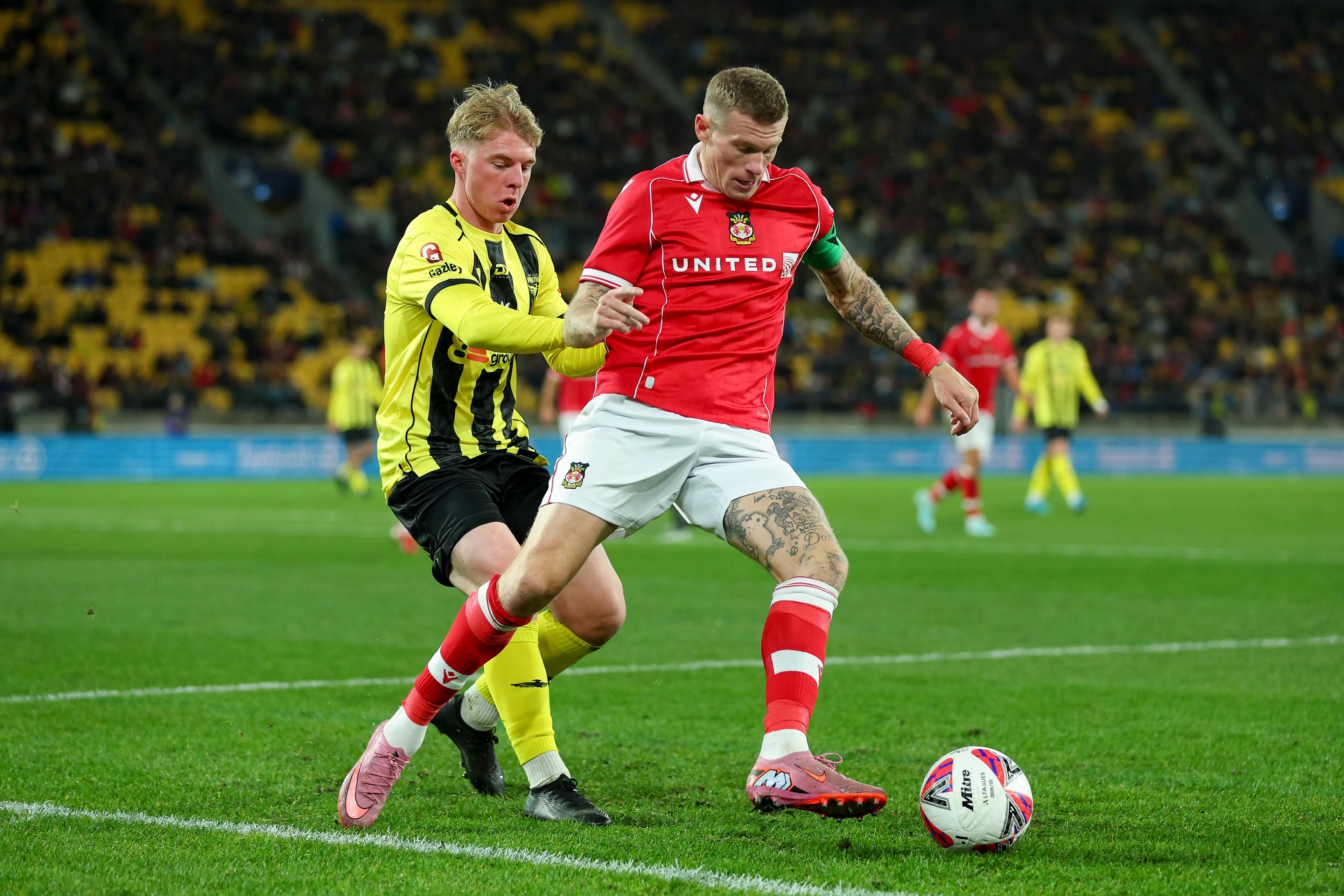 Wrexham wrapped up their pre-season tour of Australia and New Zealand against Wellington Phoenix this weekend. (Image: Getty)