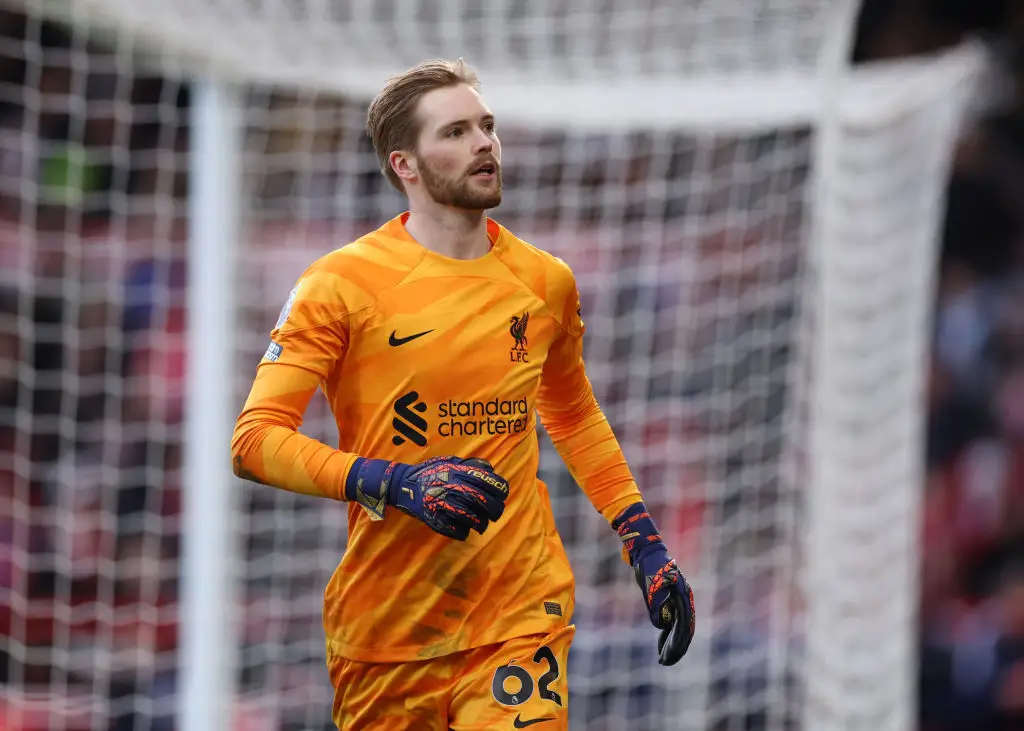 Caoimhin Kelleher's future may lie away from Anfield (Credit:Getty)