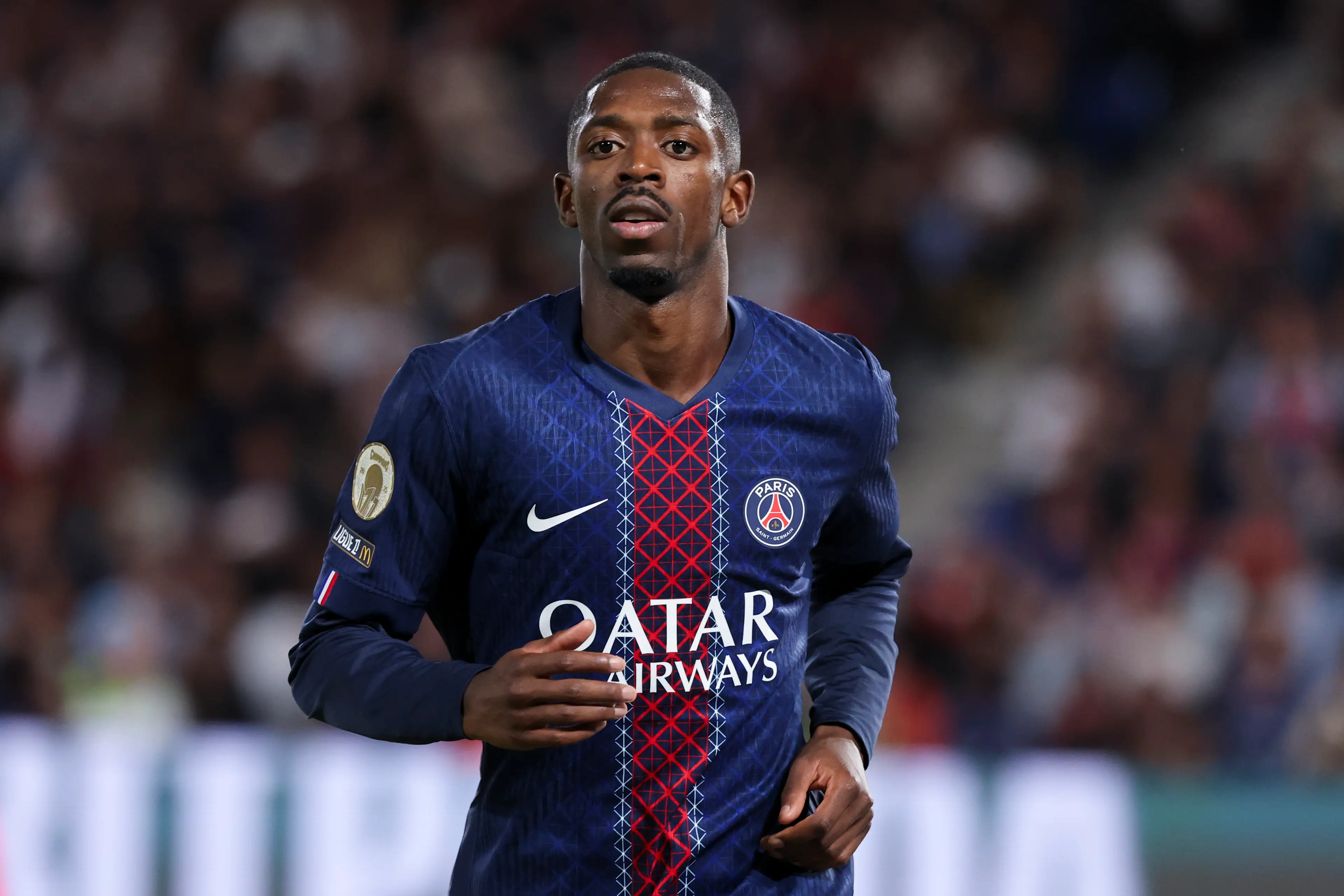 Ousmane Dembele joined Paris Saint-Germain from Barcelona in the summer of 2023. Image: Getty 