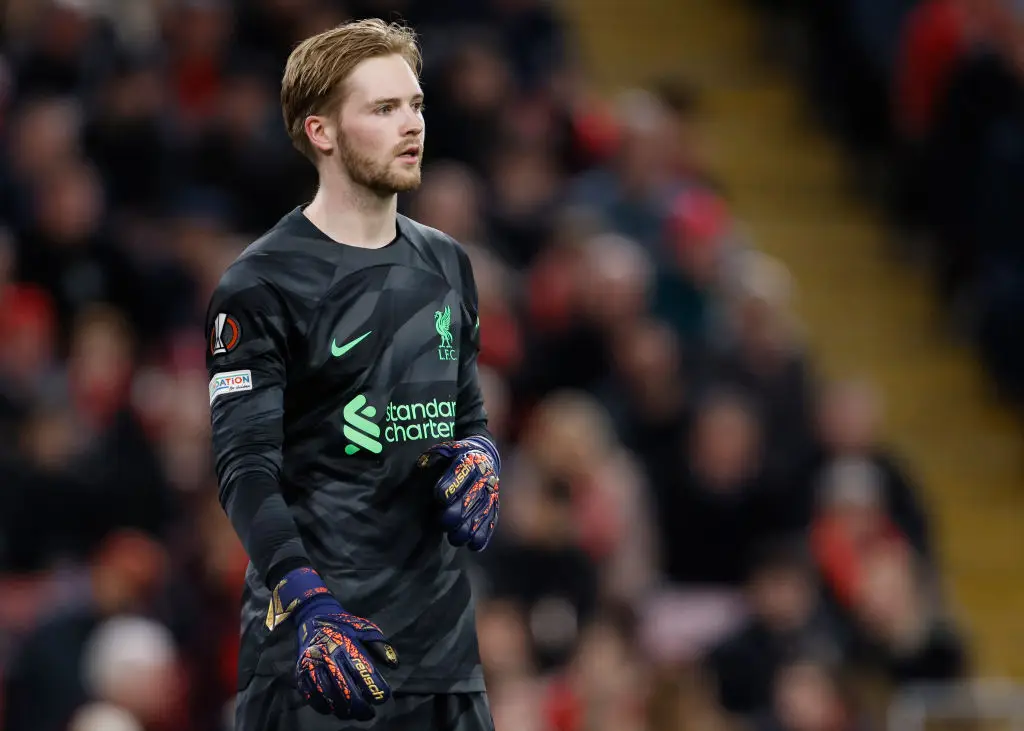 Caoimhin Kelleher has made 47 appearances for Liverpool. (Image: Getty)