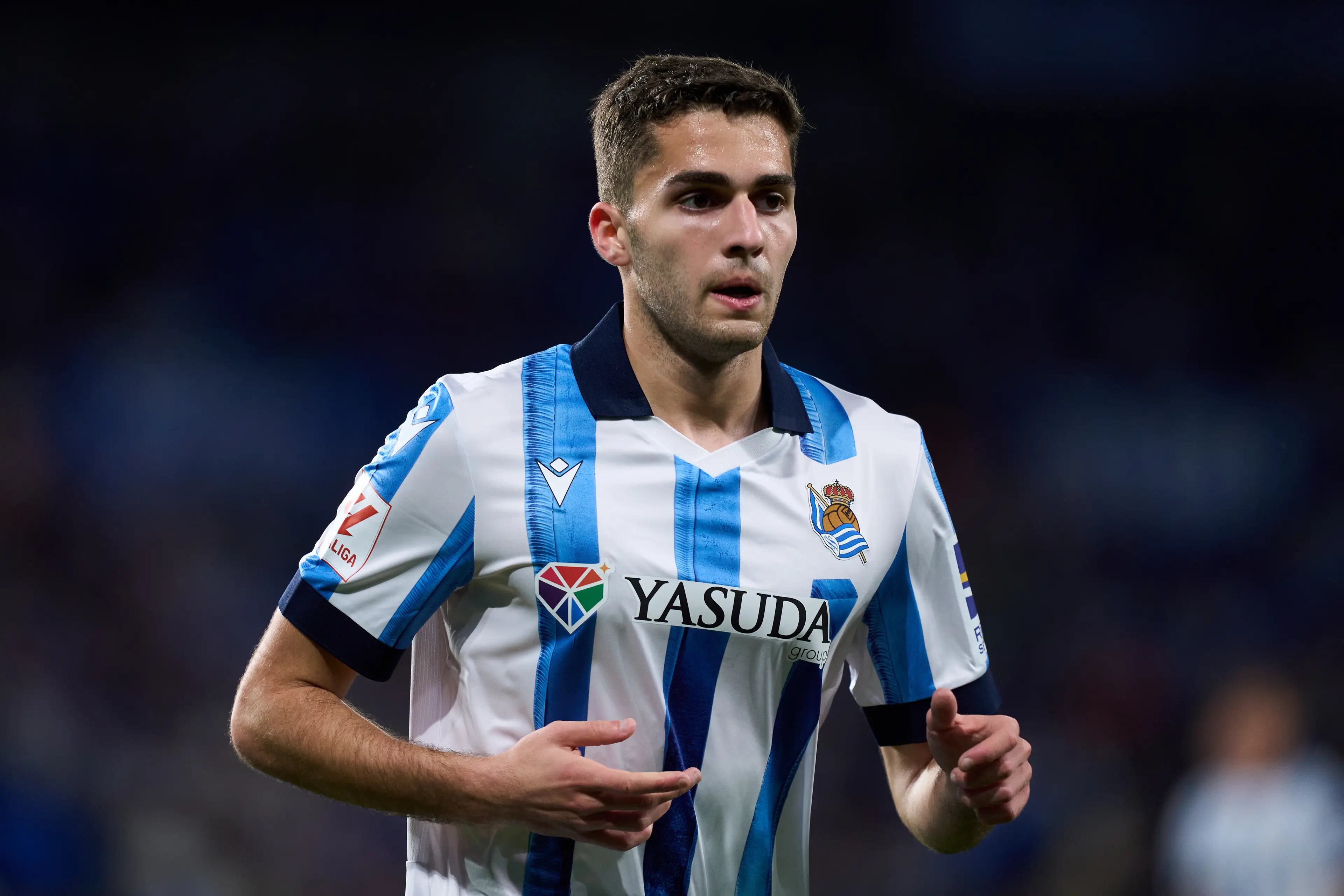 Arsen Zakharyan in action for Real Sociedad. Image: Getty 