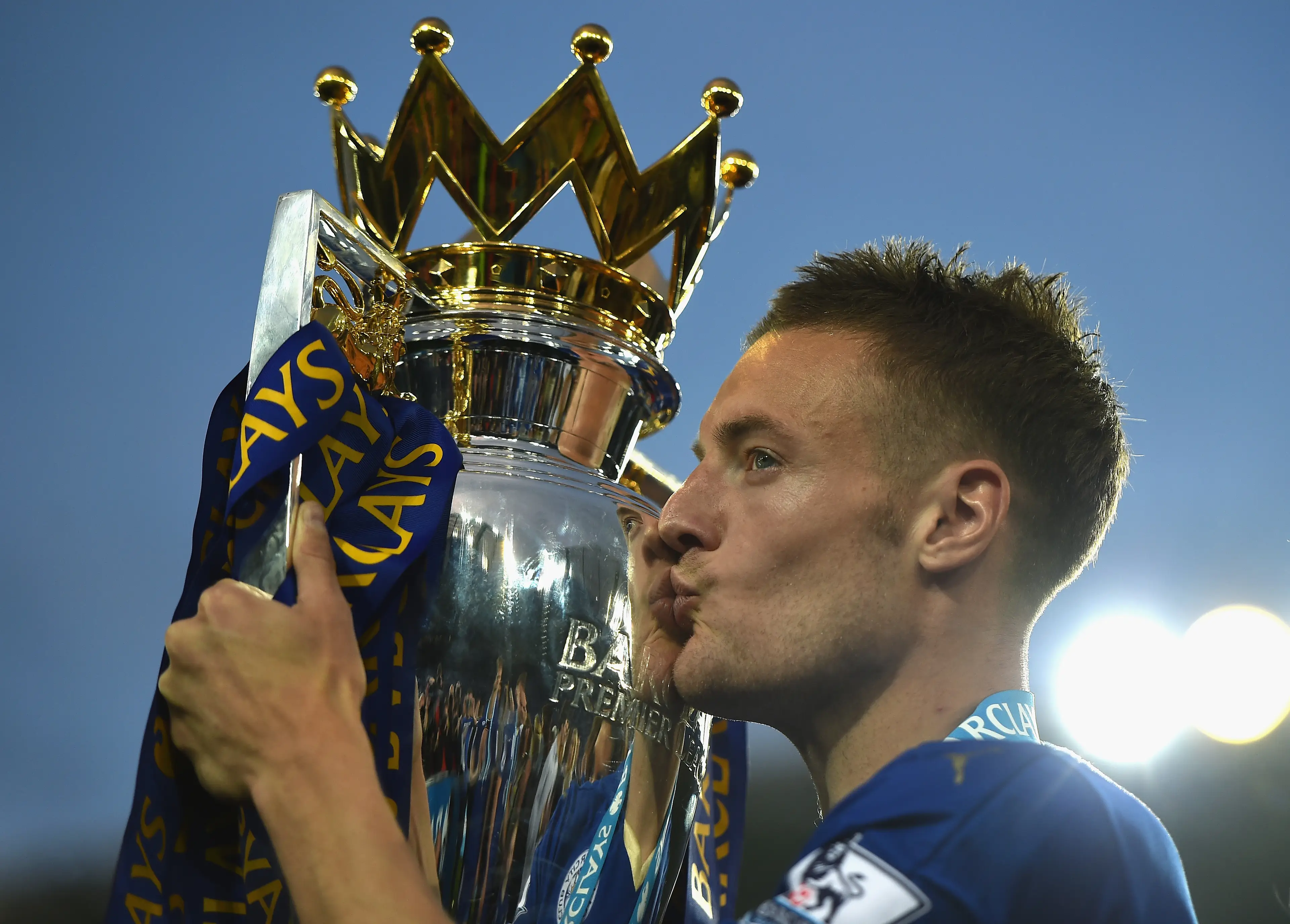 Jamie Vardy inspired Leicester City to Premier League glory in 2016. Image: Getty 