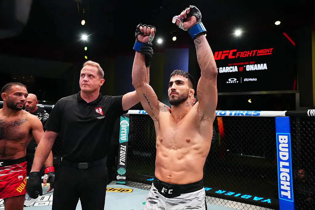 The FBI are investigating betting activity following Isaac Dulgarian's loss. (Image: Chris Unger/Zuffa LLC)