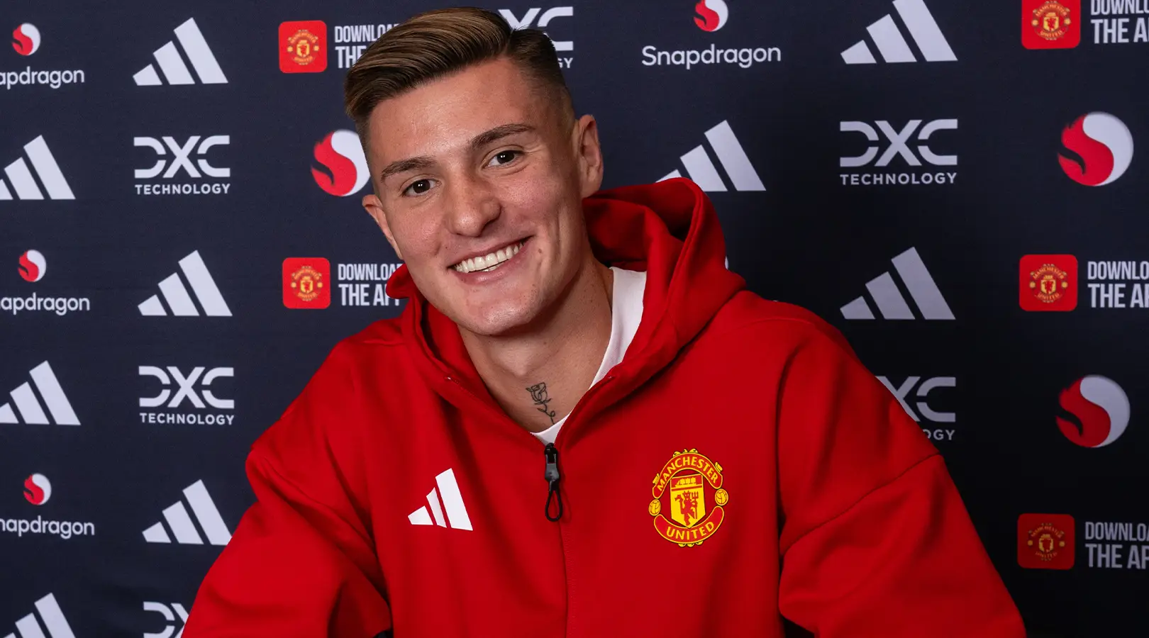 Benjamin Sesko rejected Newcastle to sign for Manchester United (Getty)