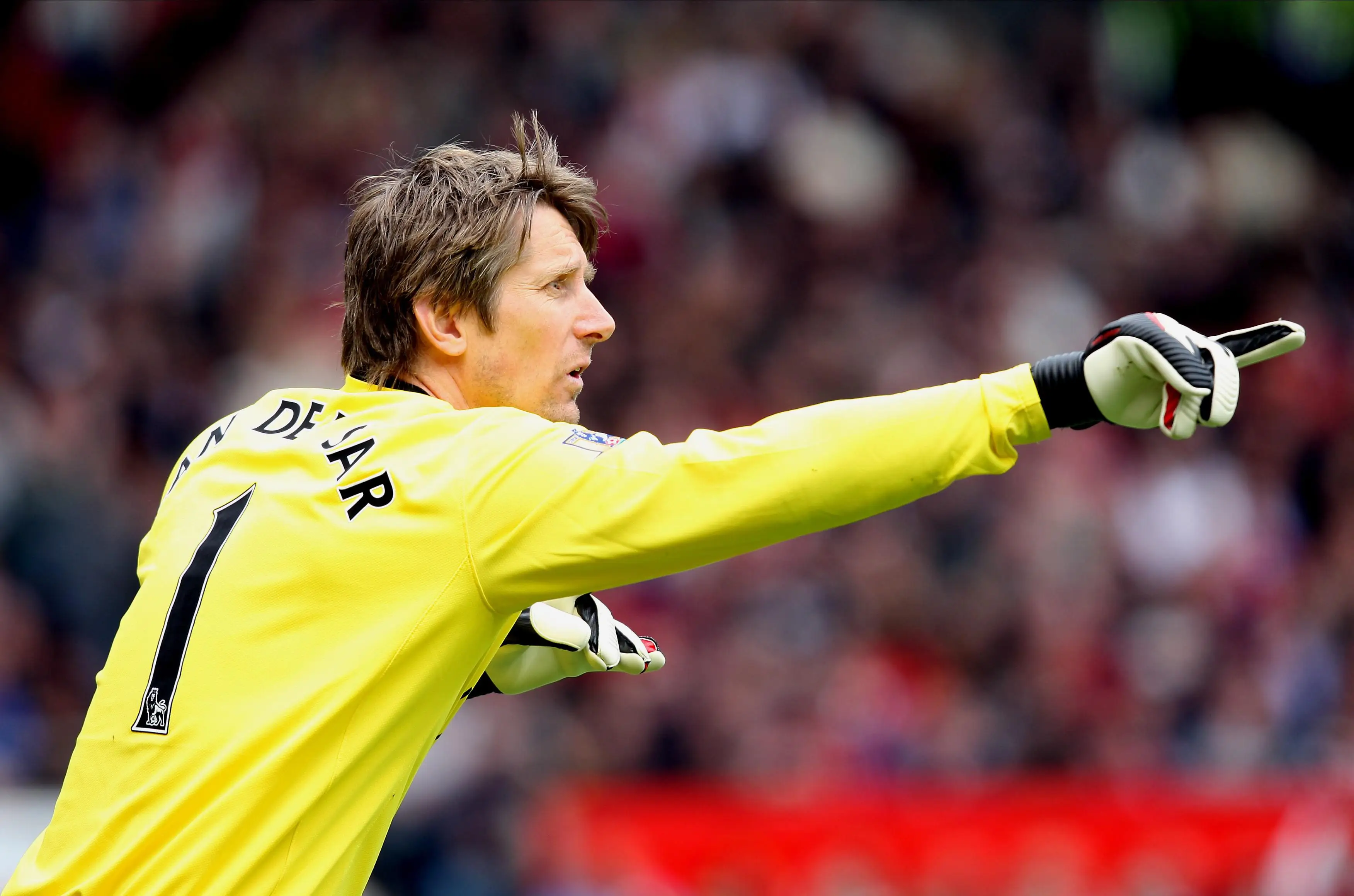 Edwin van der Saar at Old Trafford in May 2009. (Alamy)