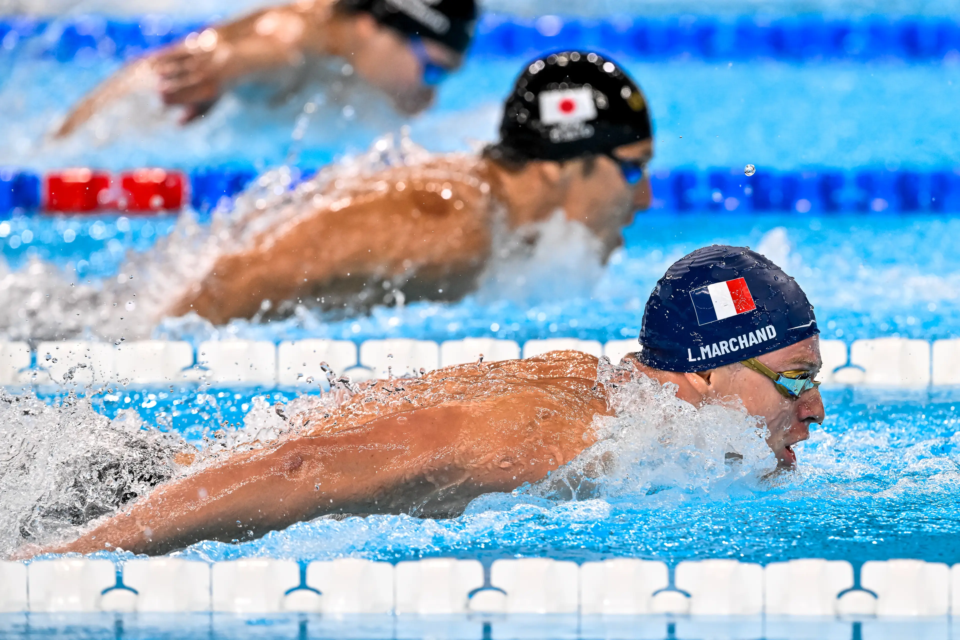 Marchand was one of the standout performers at the 2024 Games. Image credit: Getty