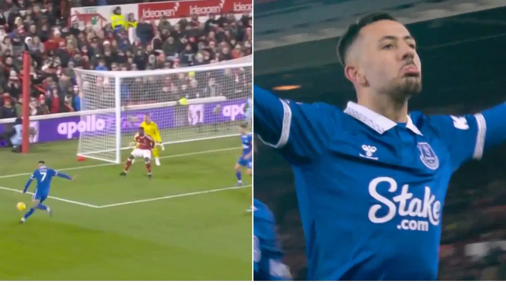Premier League commentary criticised as Dwight McNeil scores for Everton against Nottingham Forest