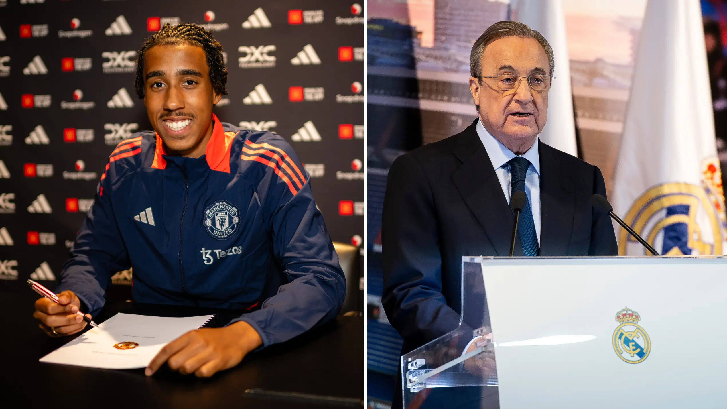 Fans stunned by how much Man Utd offered Leny Yoro in wages compared to Real Madrid