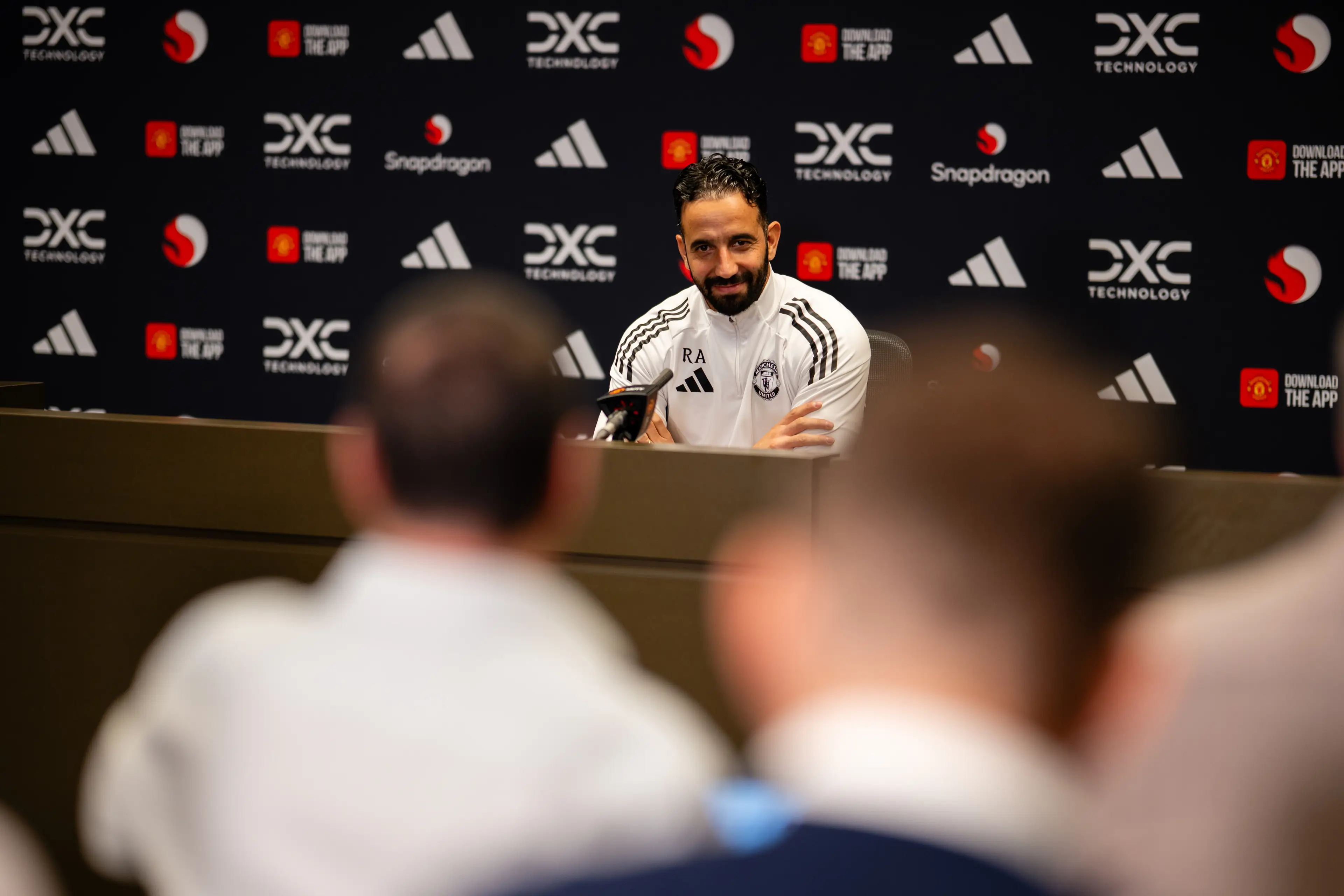 Amorim pictured at his press conference on September 19. Image credit: Getty