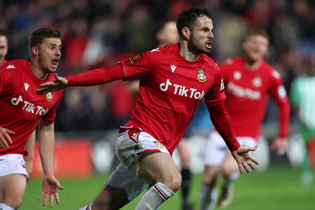 Wrexham's Anthony Forde pictured in 2022 -