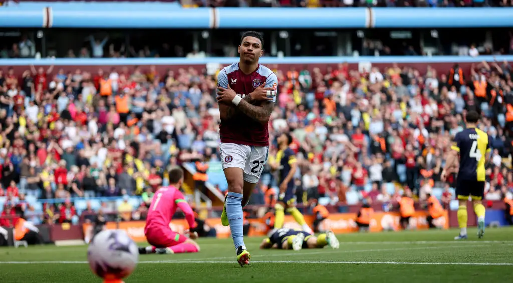 Both Morgan Rogers and Cole Palmer use the 'cold' celebration after scoring a goal. (Image: Getty)