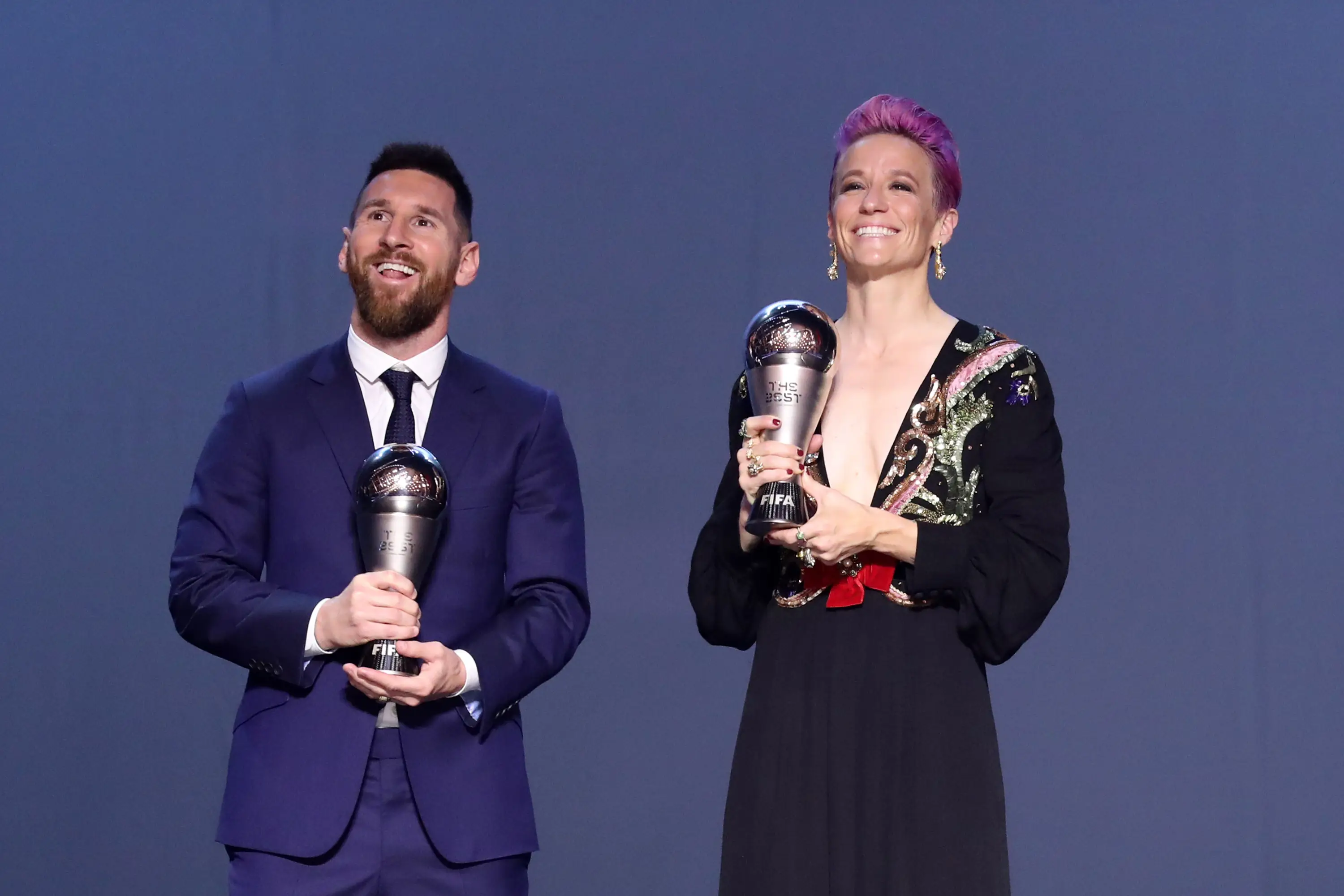 Rapinoe was named the FIFA Best Player in 2019 alongside Lionel Messi. (Image: Getty)