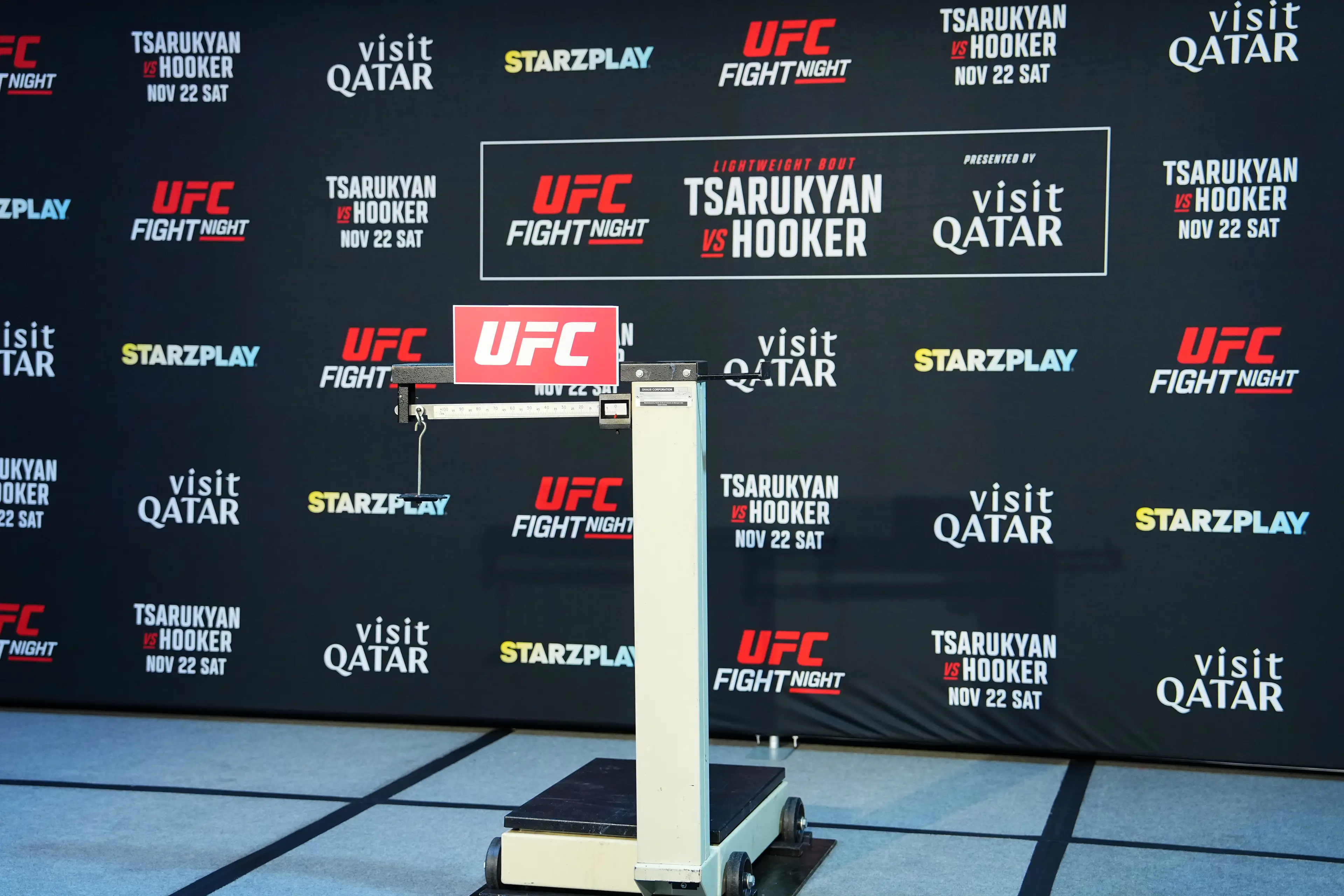 All six UFC welterweight fighters competing on Saturday made weight. Image: Getty 