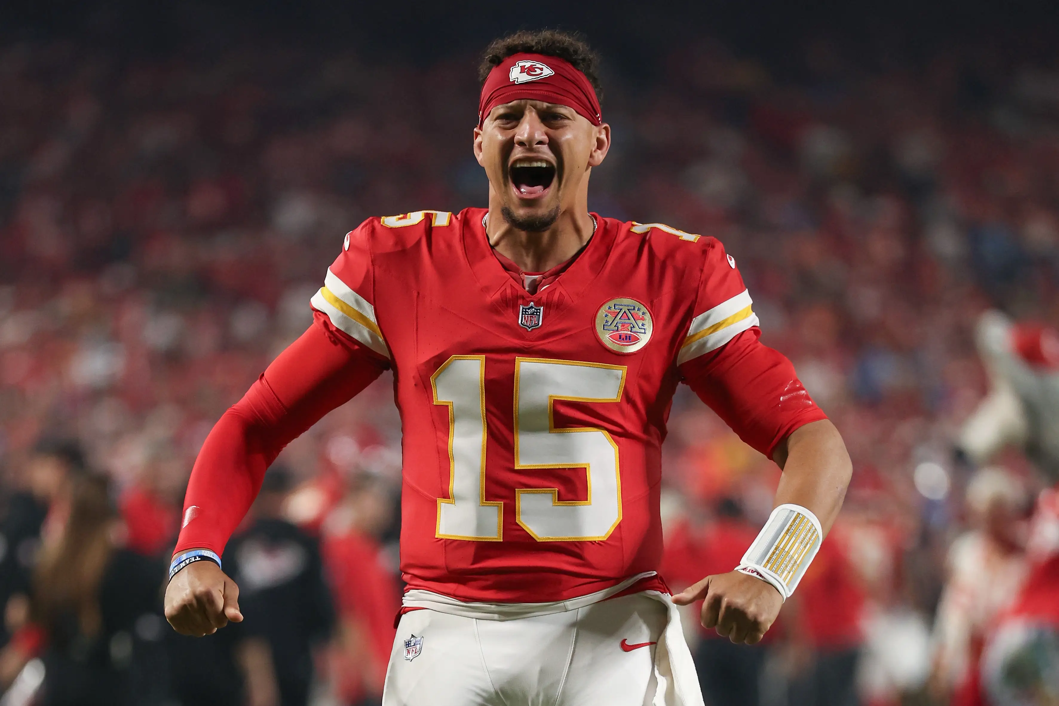 Patrick Mahomes. Image: Jamie Squire / Staff via Getty