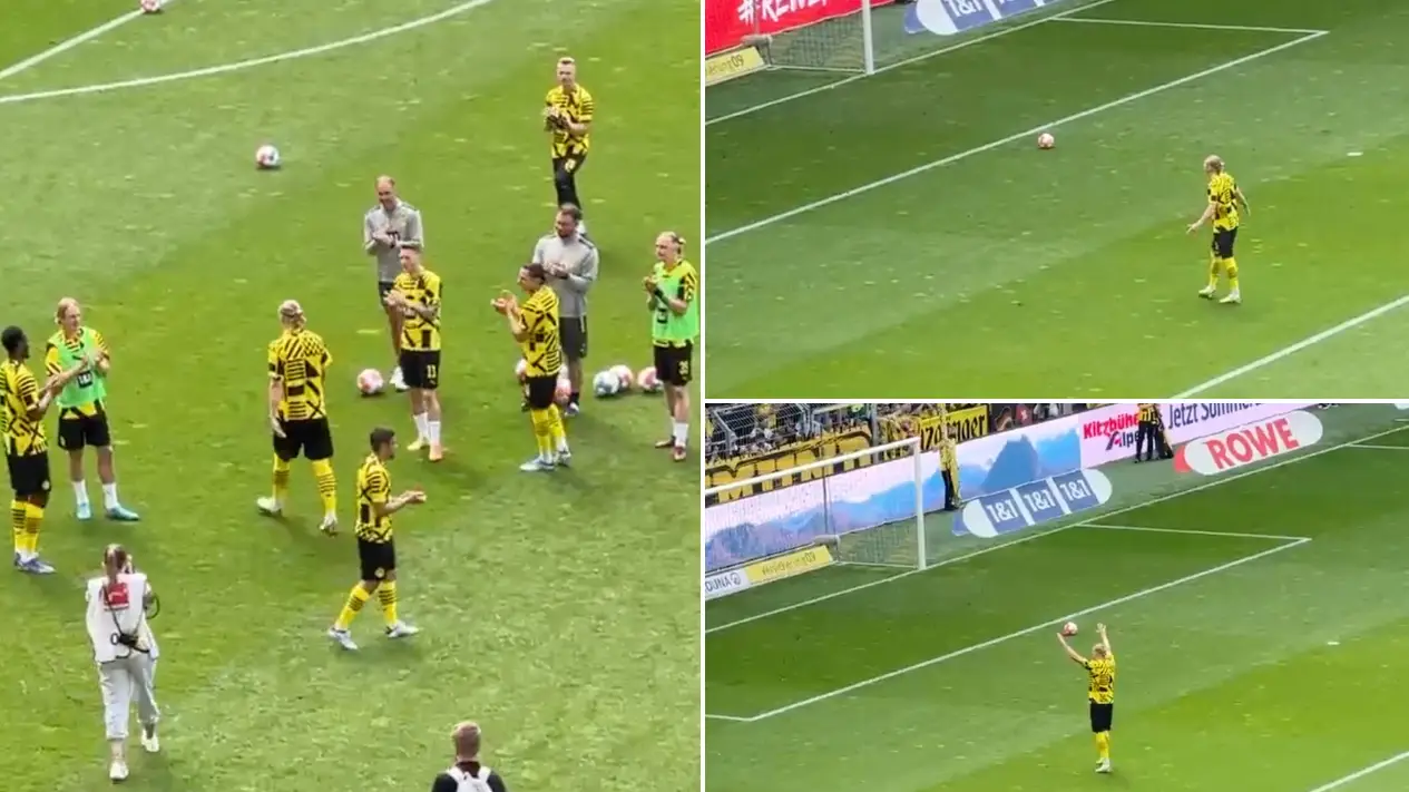 Erling Haaland Says Goodbye To Borussia Dortmund Players And Fans Ahead Of His Move To Manchester City