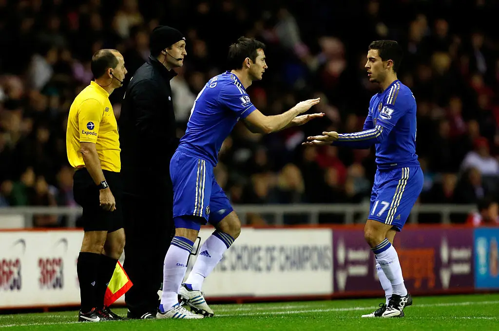 Frank Lampard and Eden Hazard played for Chelsea (Credit:Getty)