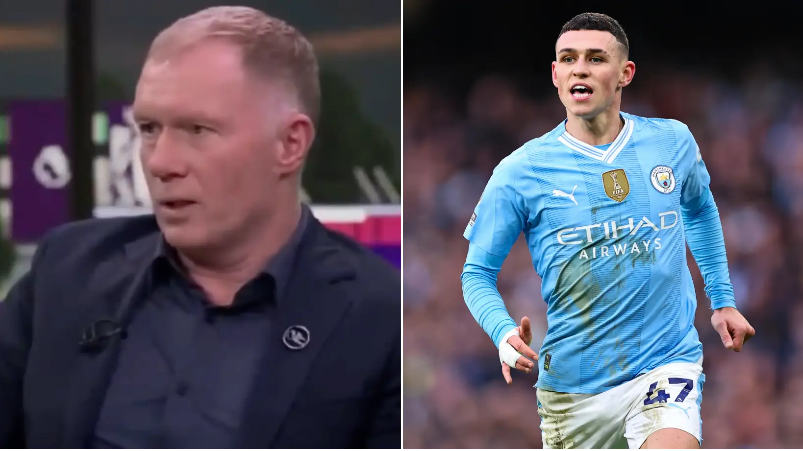 Paul Scholes says Phil Foden is already a "better player" than Premier League legend