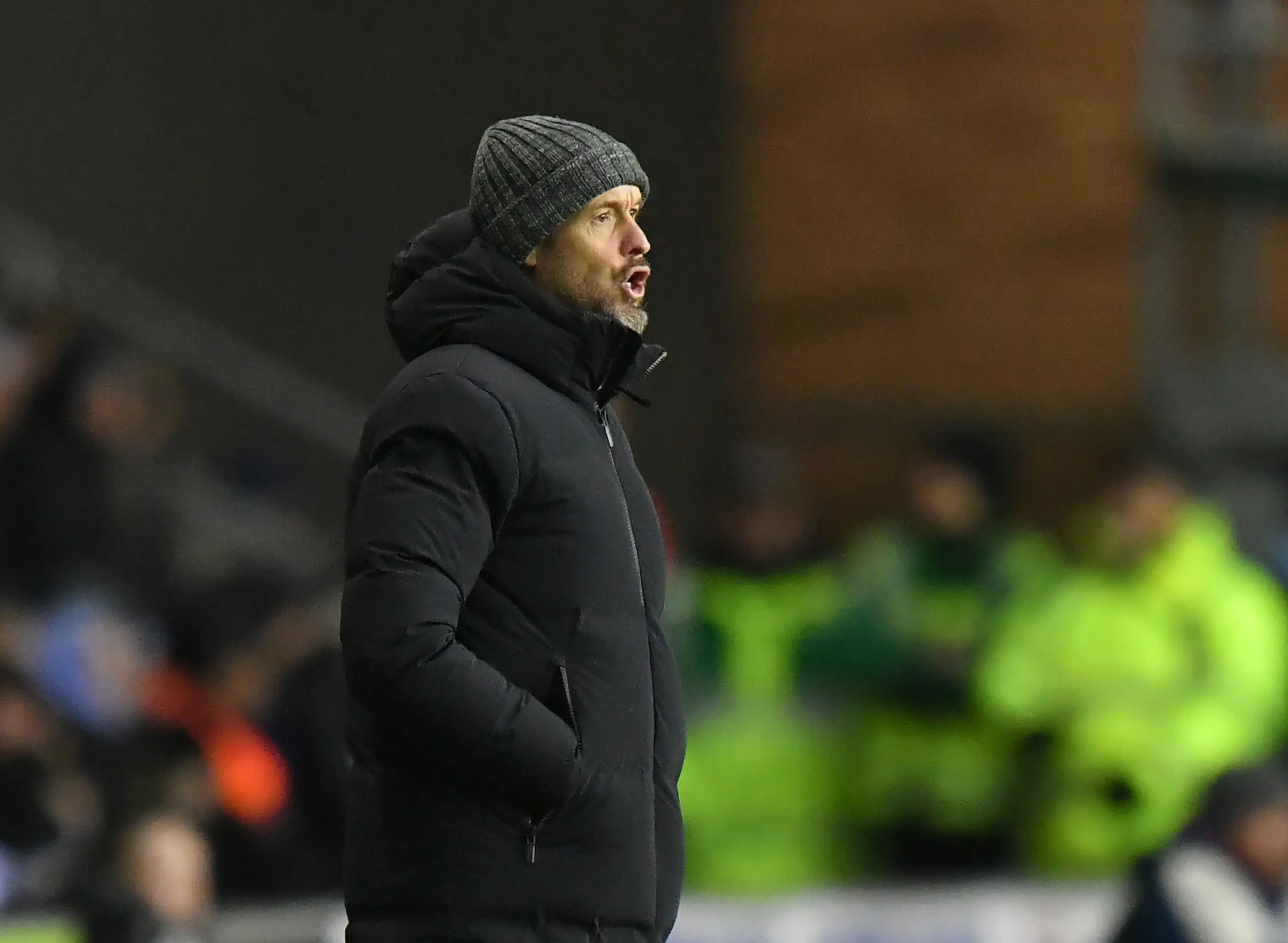 Roy Keane during Manchester United's FA Cup clash at Wigan Athletic. Image: Getty