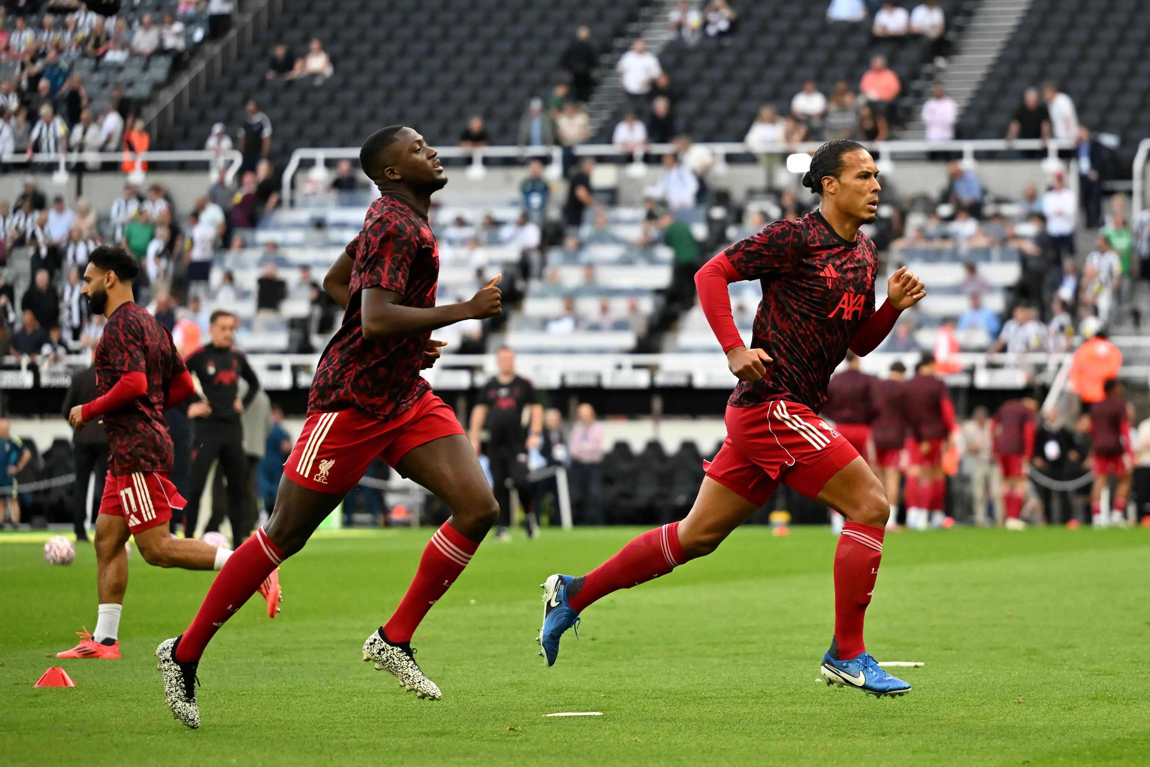 Ibrahima Konate and Virgil van Dijk. Image: Liverpool FC / Contributor via Getty