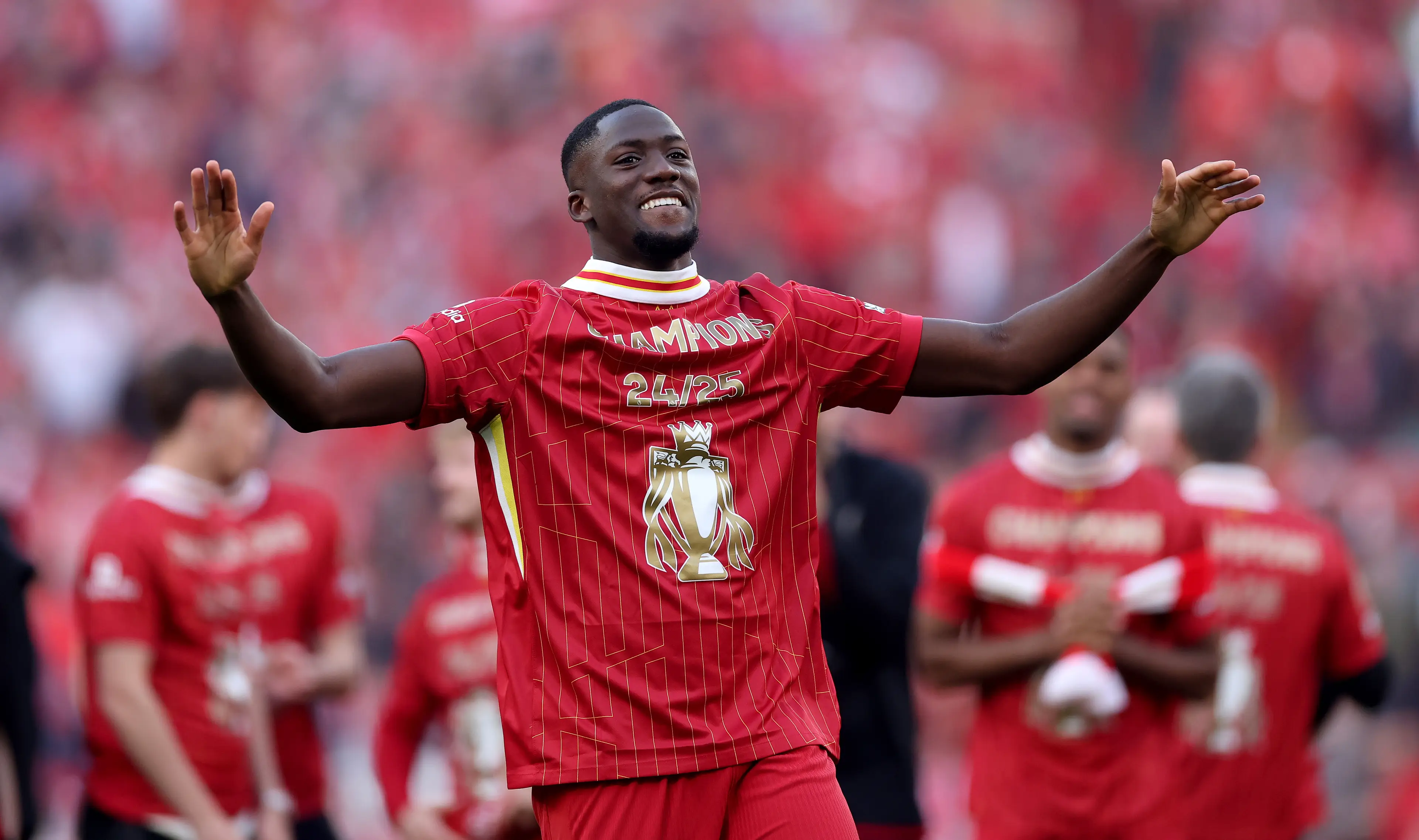 Ibrahima Konate is the latest Liverpool star to be linked with Real Madrid. Image: Getty