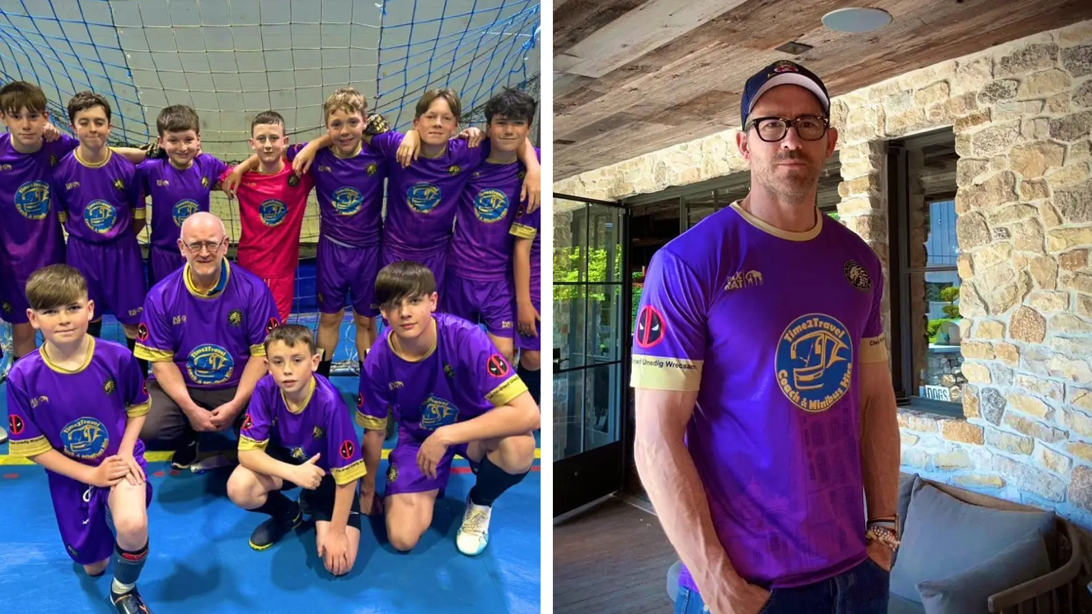 Ryan Reynolds donates triple asking amount for Wrexham U12 futsal team to get new kits