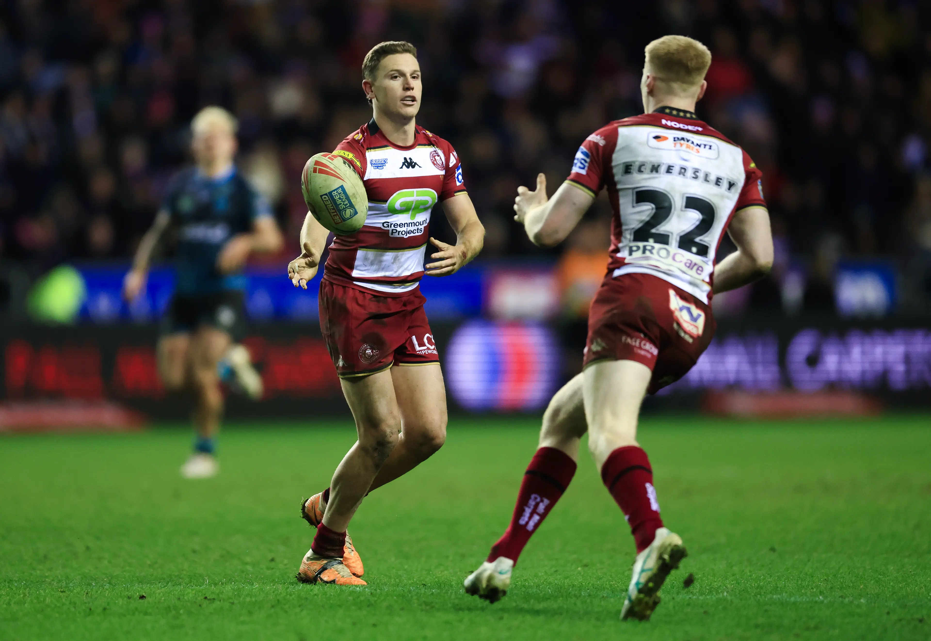 Wigan Warriors in action. Image: Jess Hornby / Stringer via Getty