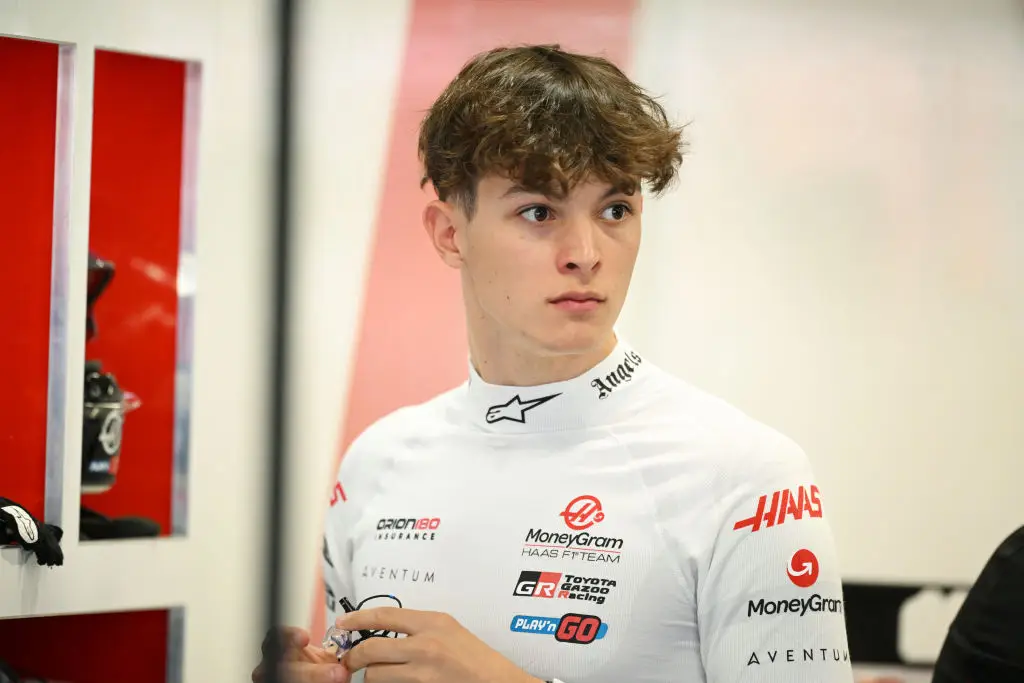 Oliver Bearman is driving for Haas in the sprint race in Brazil -