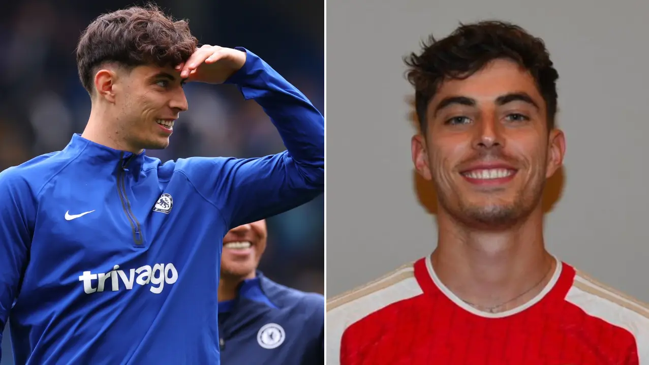 Photo of Kai Havertz in new Arsenal shirt 'leaked' online ahead of £65m move from Chelsea
