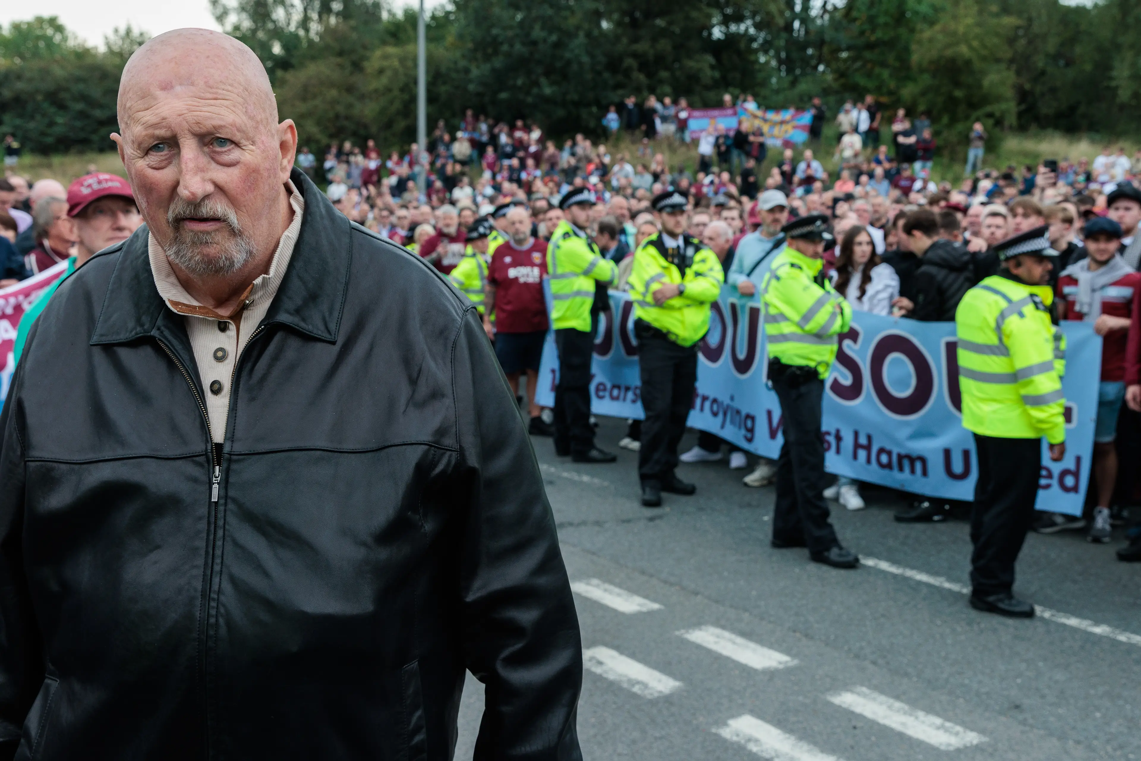 Bill Gardner had over 400 fights as a West Ham United football hooligan. Image: Getty 