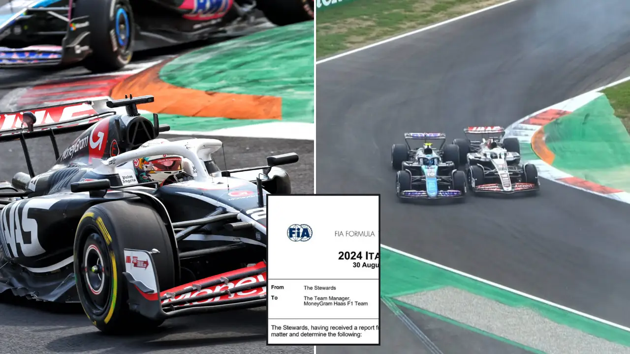 F1 driver banned for next race following incident during Italian Grand Prix
