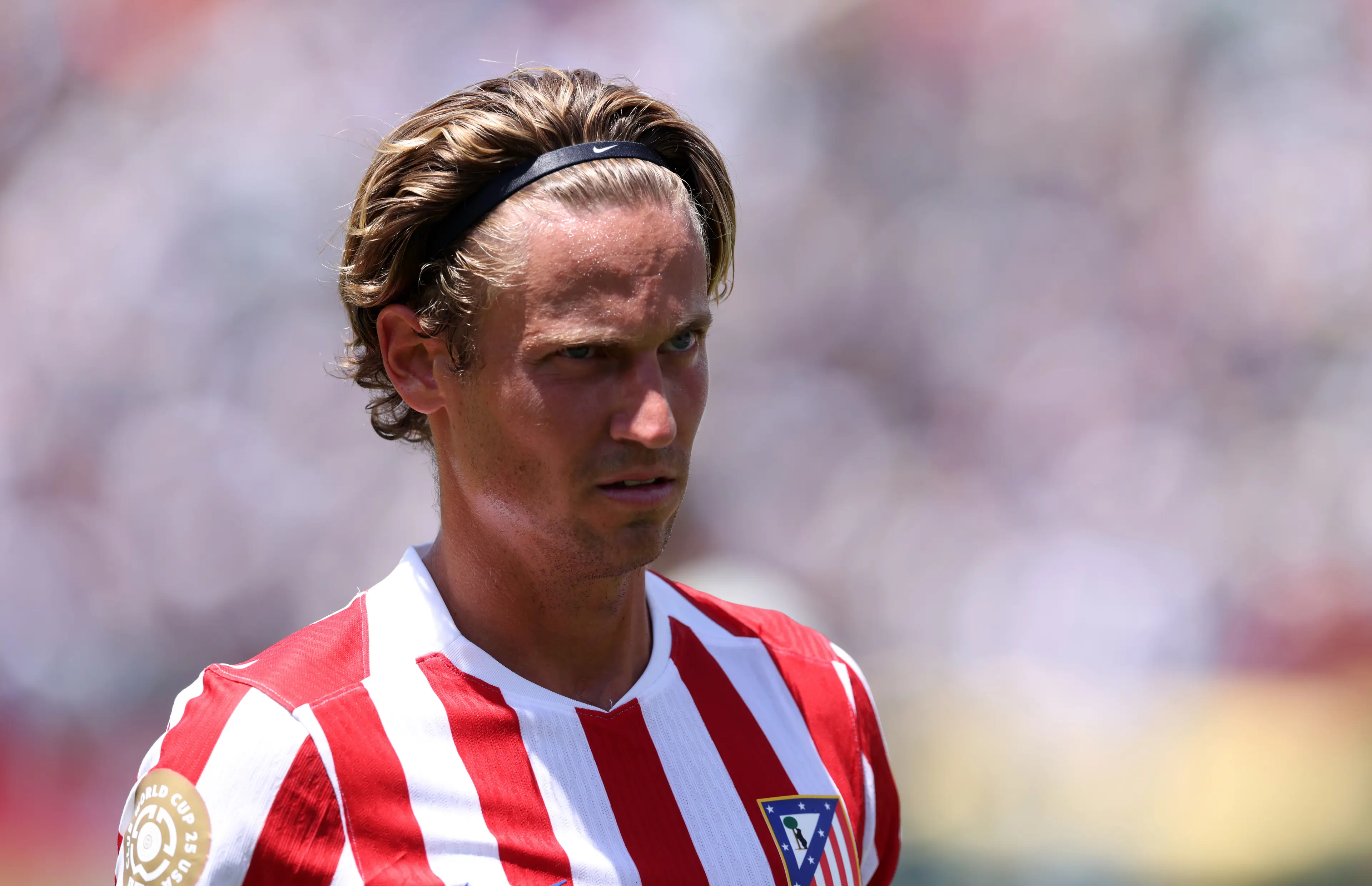 Marcos Llorente struggled as Atletico were thrashed by PSG. Image: Getty