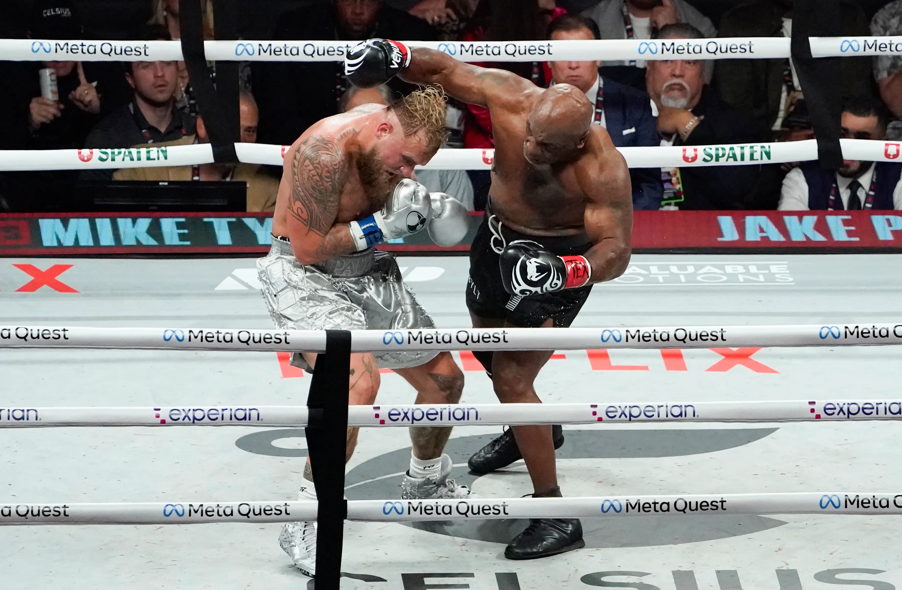 Mike Tyson fell to a defeat against Jake Paul. Image