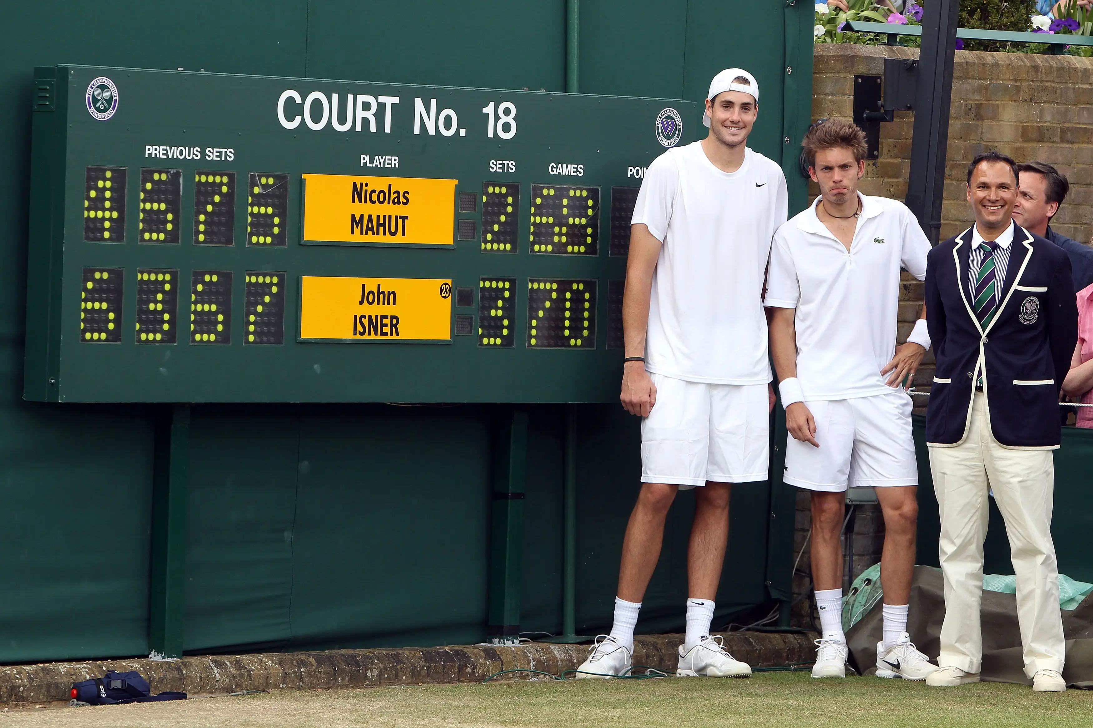 John Isner and Nicolas Mahut created history (Photo by Alastair Grant-Pool/Getty Images)