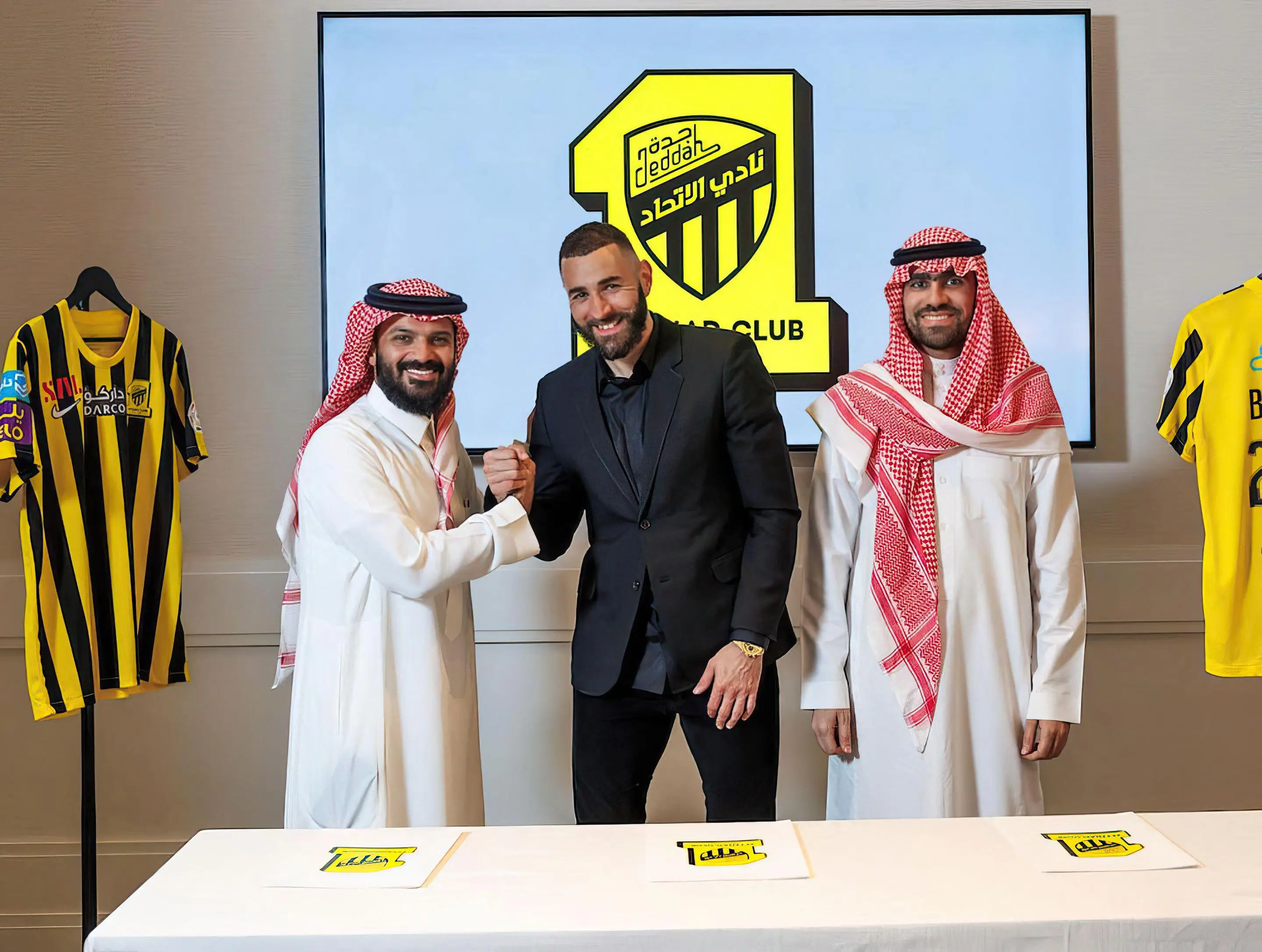 Karim Benzema is one of several legendary players to have accepted an offer to play in the Saudi Pro League. Image: Alamy