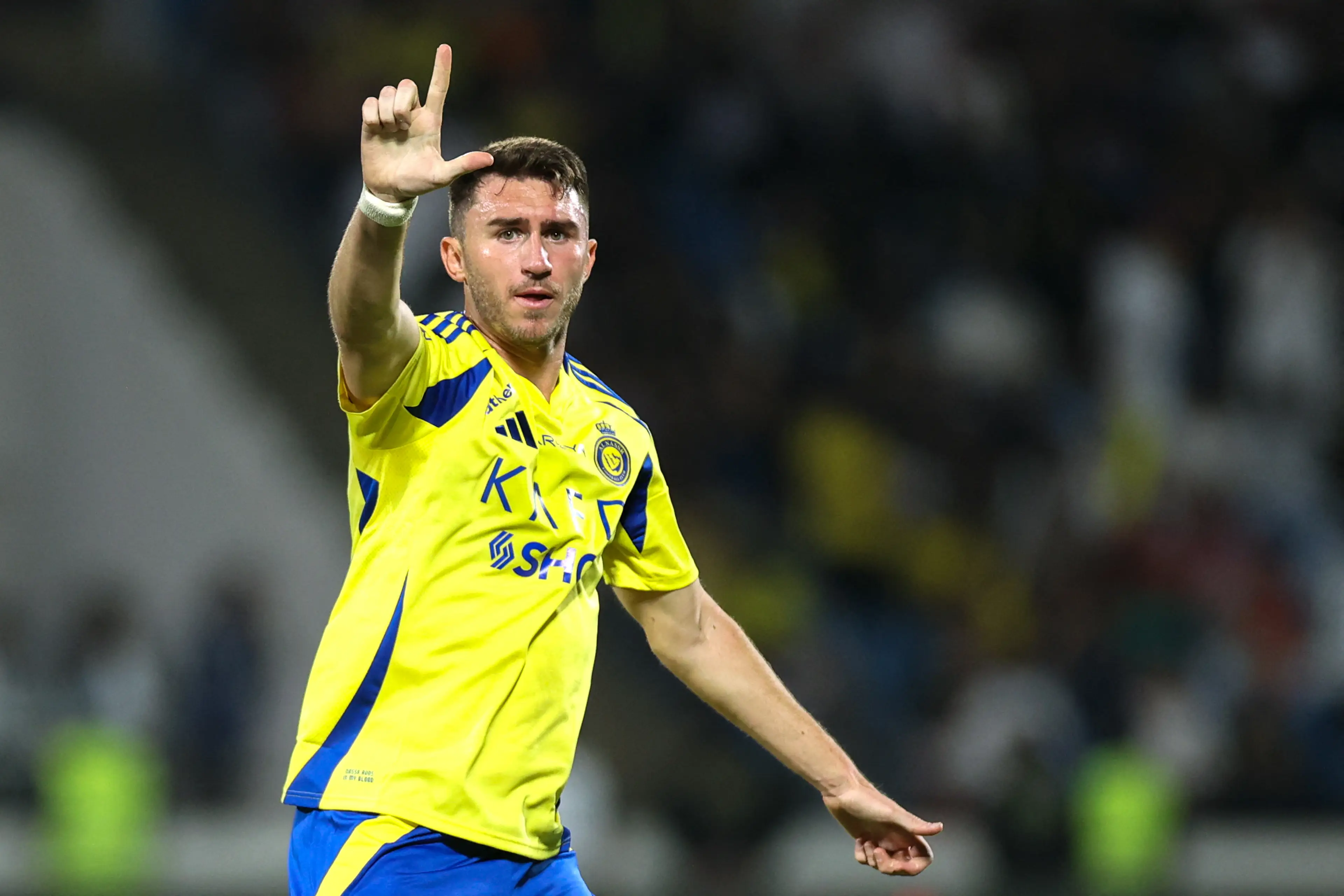 Aymeric Laporte in action for Al Nassr. Image: Getty 