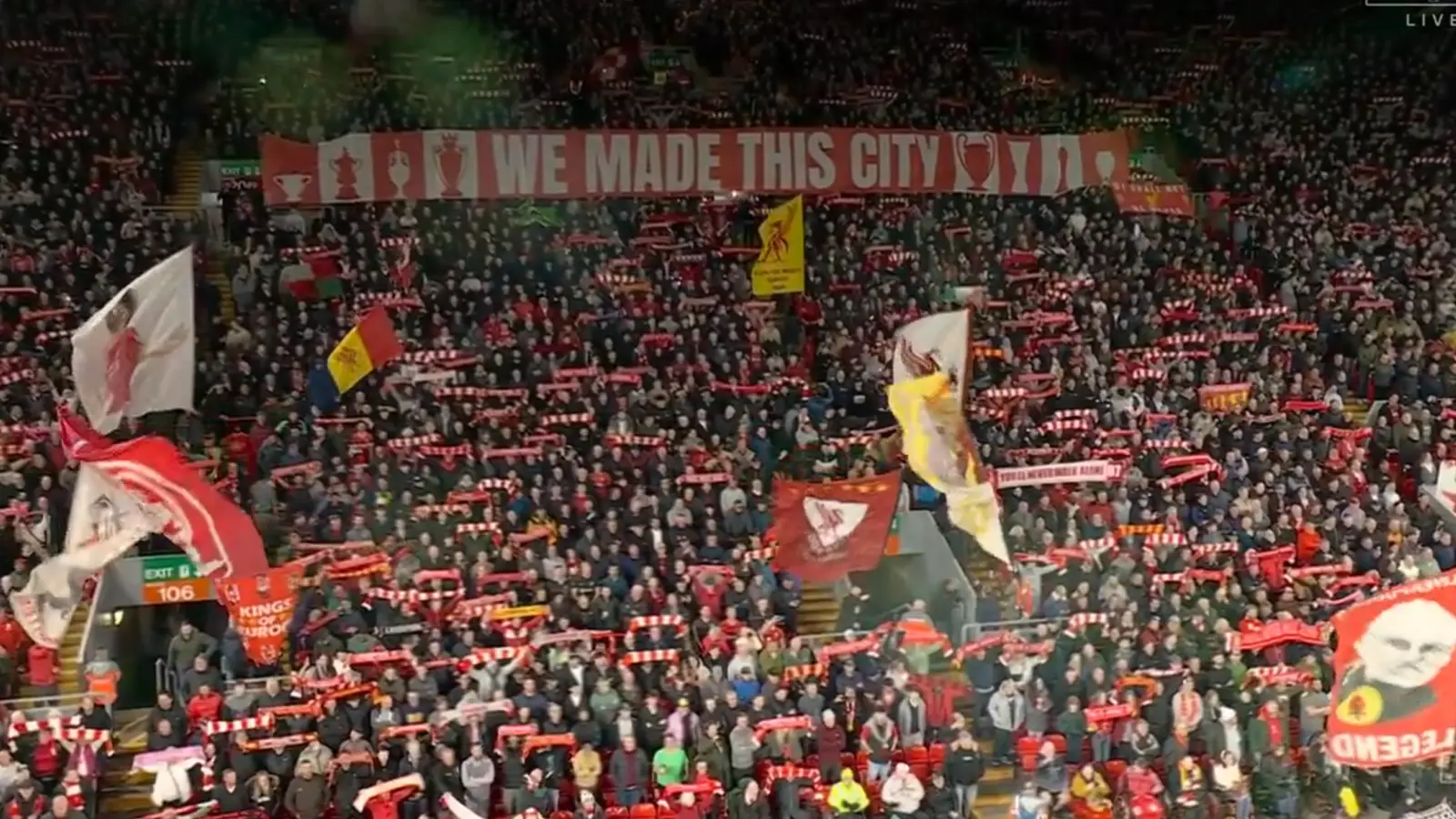 Sky Sports accused of 'faking crowd noise' during Liverpool vs Everton as fans share footage online