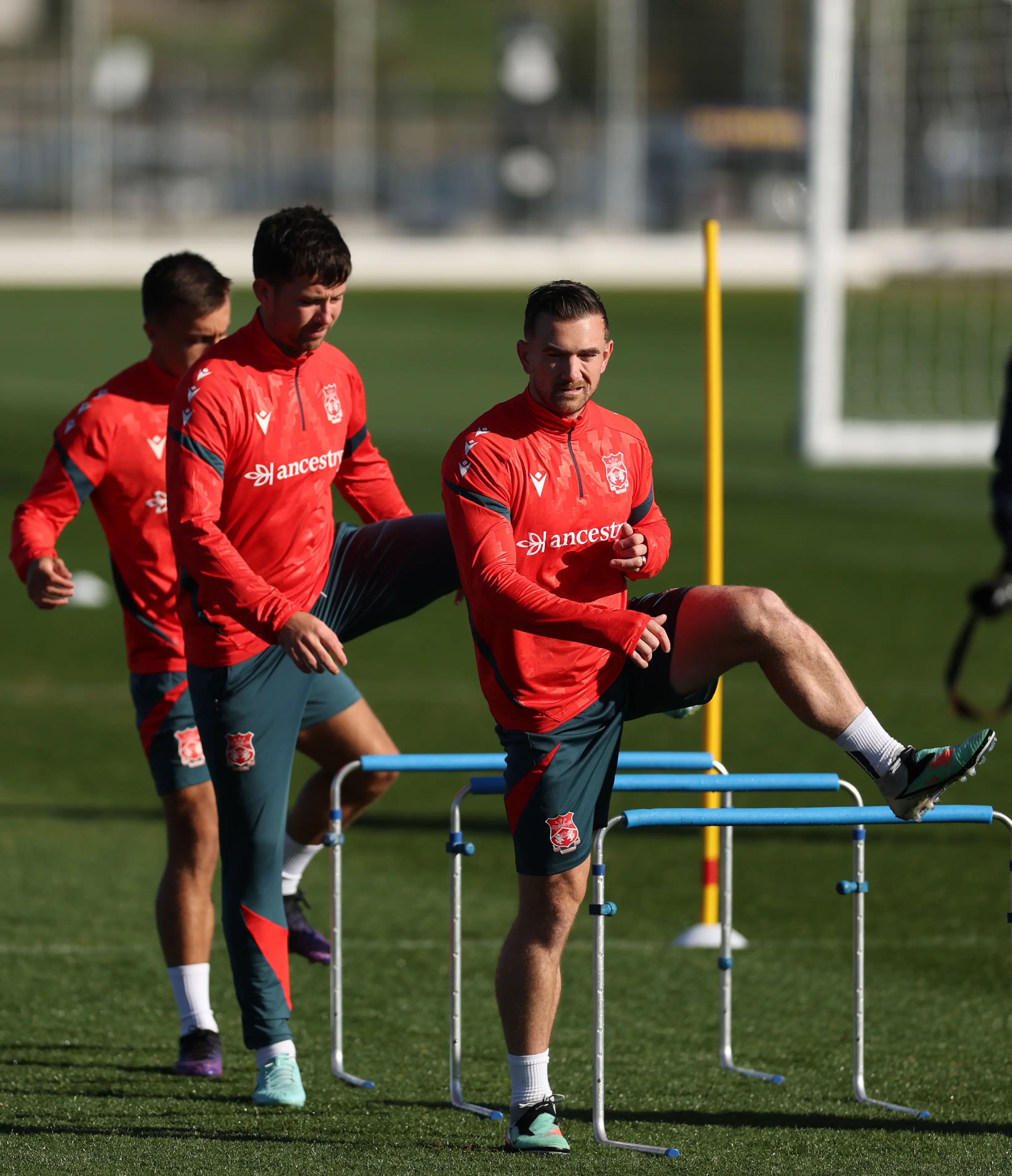 Jack Marriott of Wrexham AFC training in Melbourne, Australia (Robert Cianflone/Getty Images)