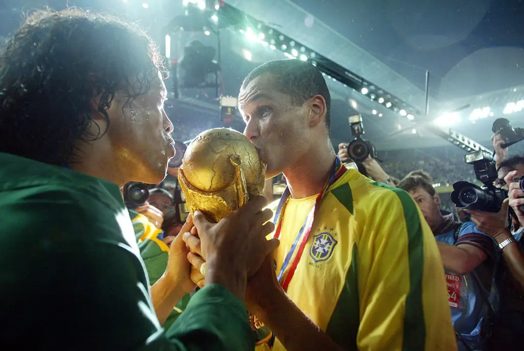 Rivaldo won the World Cup with Brazil in 2002. (Image: Getty) 