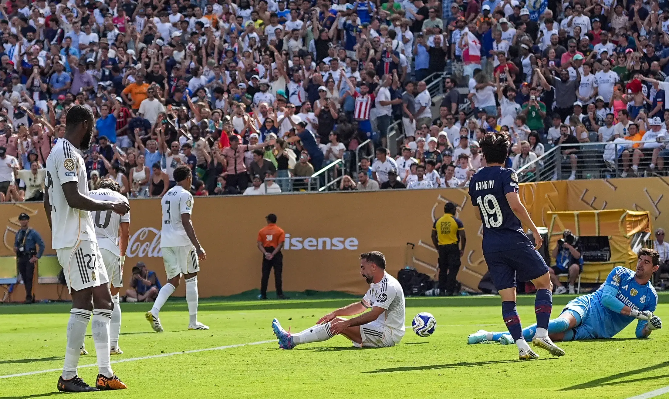 Real Madrid were beaten by PSG in the FIFA Club World Cup. Image: Getty