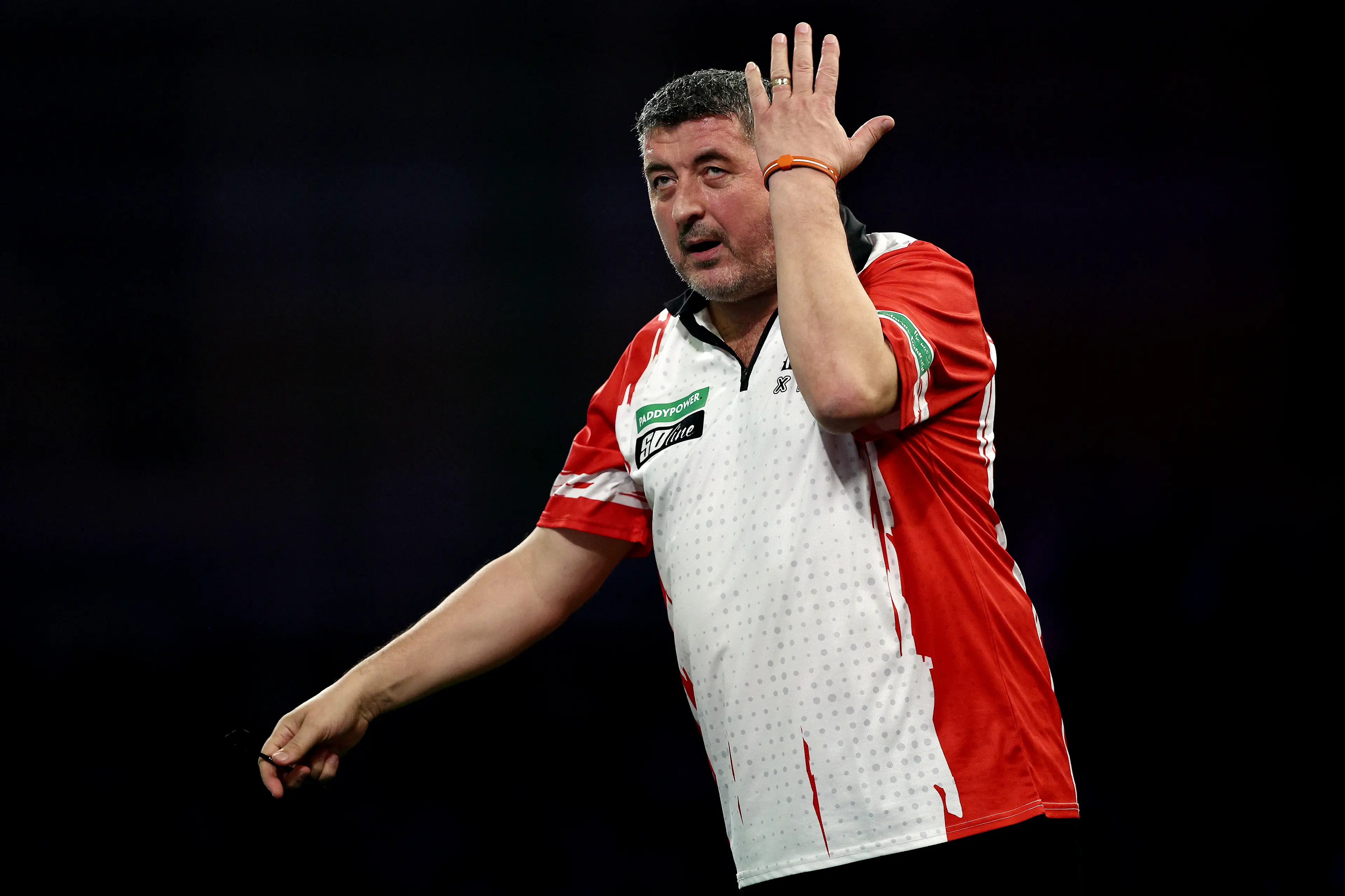 Suljovic is renowned for being a slow player at the oche. Image: Getty