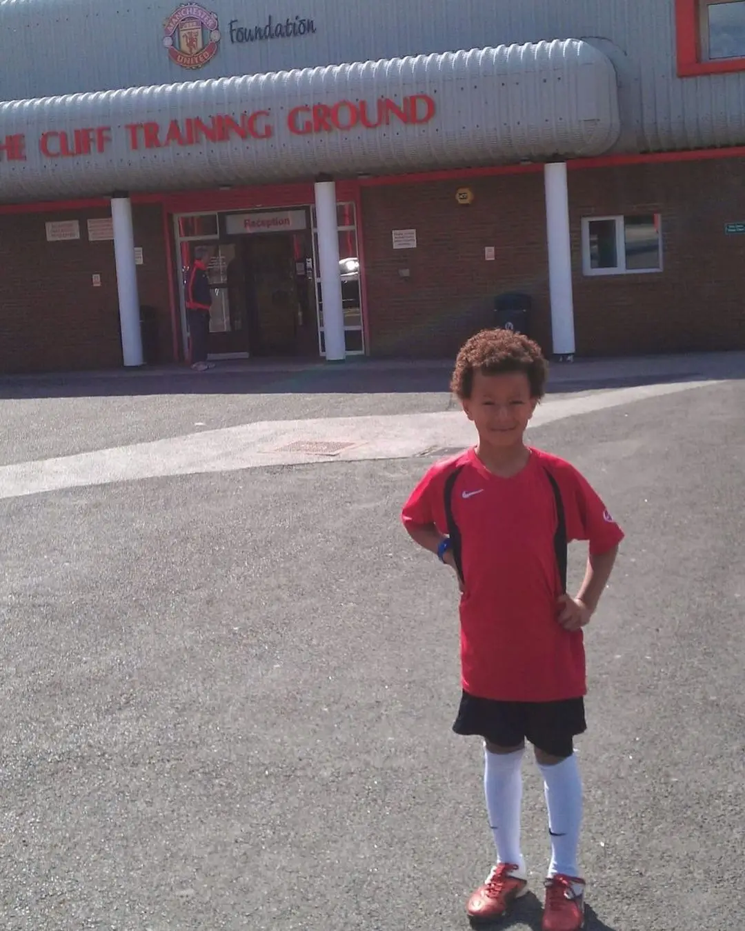 Oyedele joined United at the age of eight. Image credit: Instagram/maxioyedele