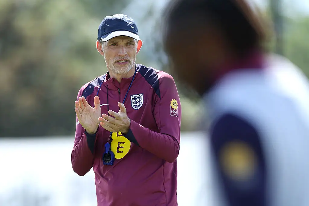 Thomas Tuchel will lead England against Andorra on Saturday. (Image: Getty)