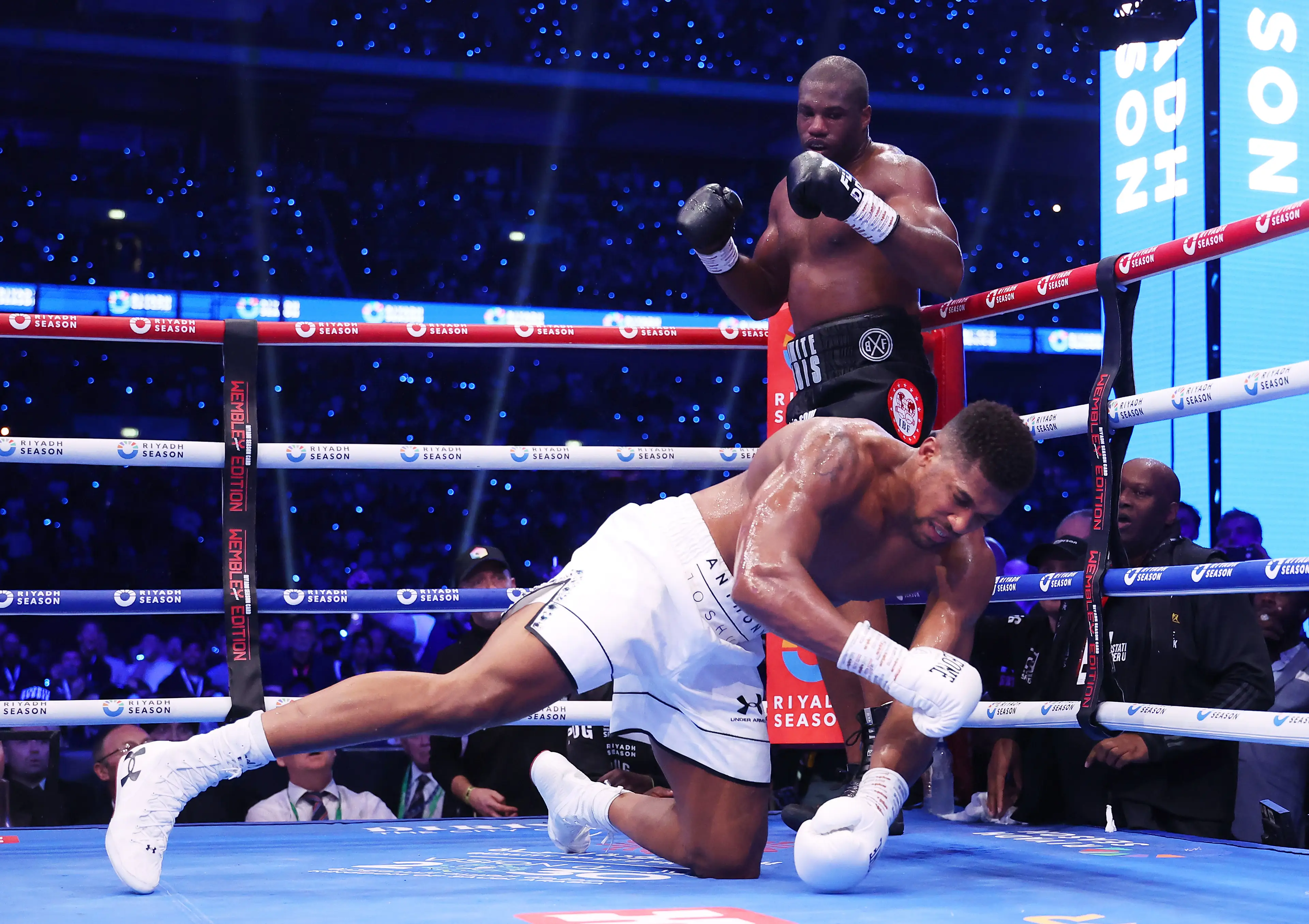 Anthony Joshua has not fought since last year when he was knocked out by Daniel Dubois (Image: Getty)