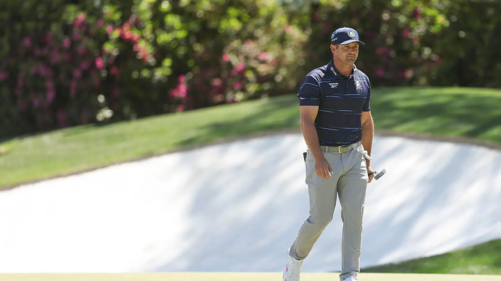DeChambeau didn't enjoy the best of days at Augusta (Image: Getty)