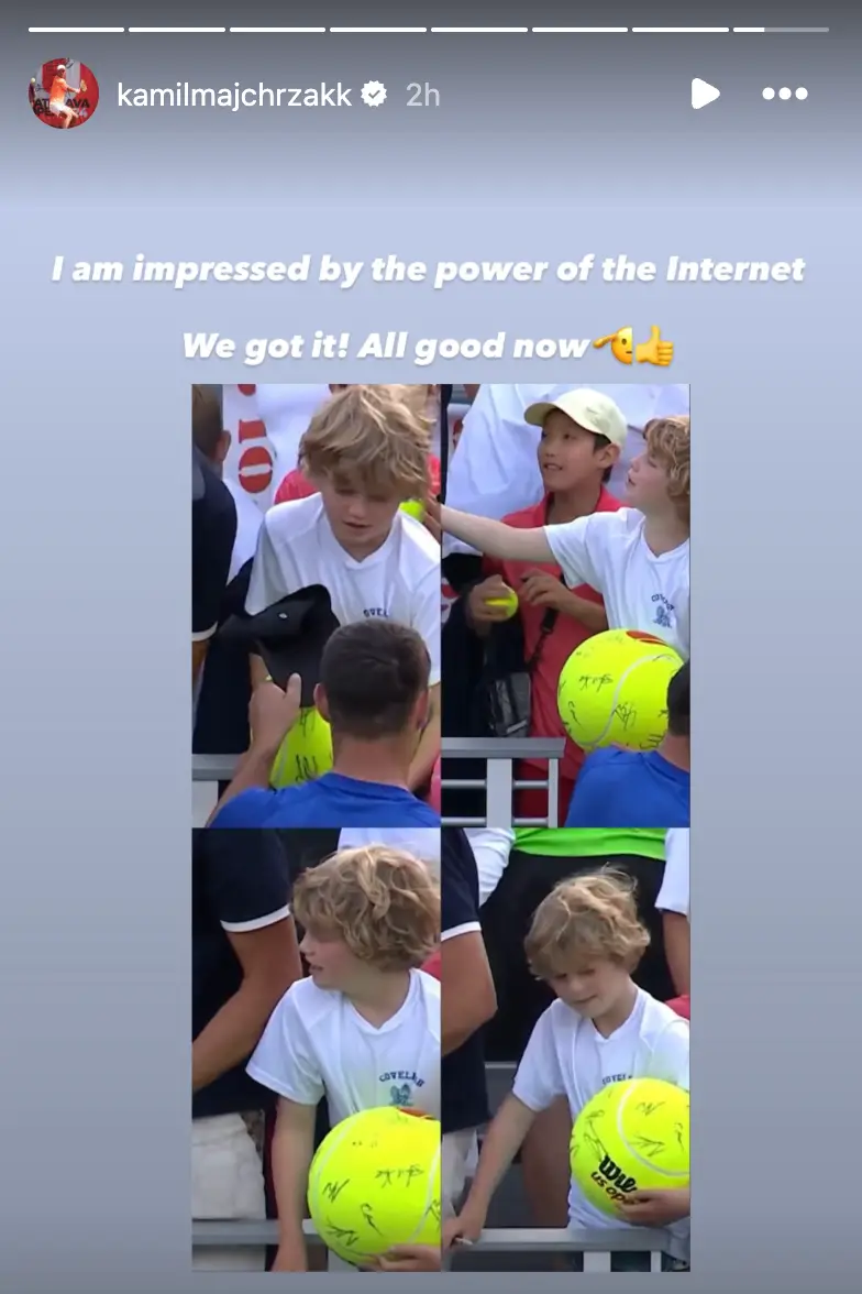 Image: Instagram/Kamil Majchrzak