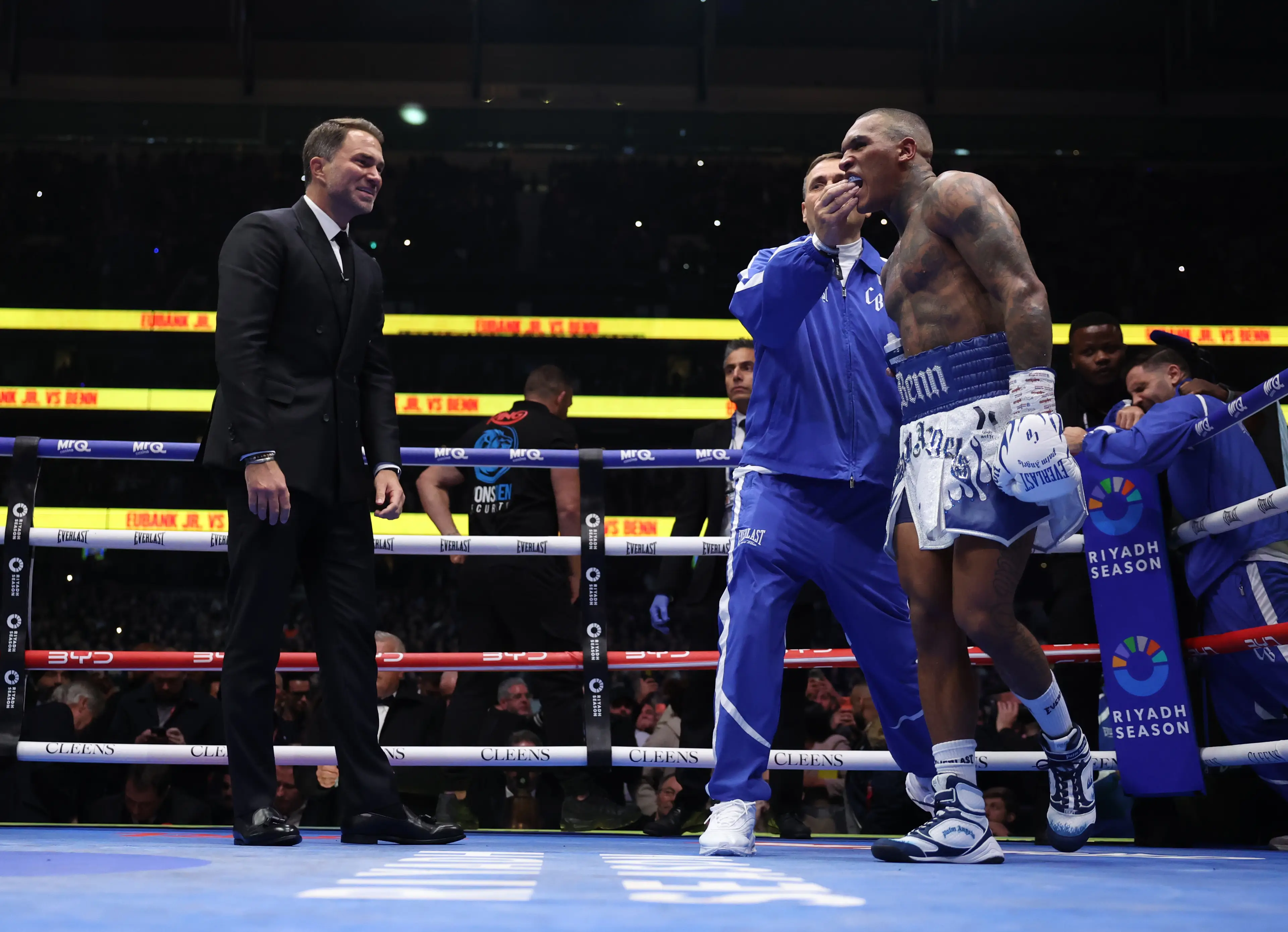 Conor Benn left Eddie Hearn to join Dana White's Zuffa Boxing. Image: Getty 