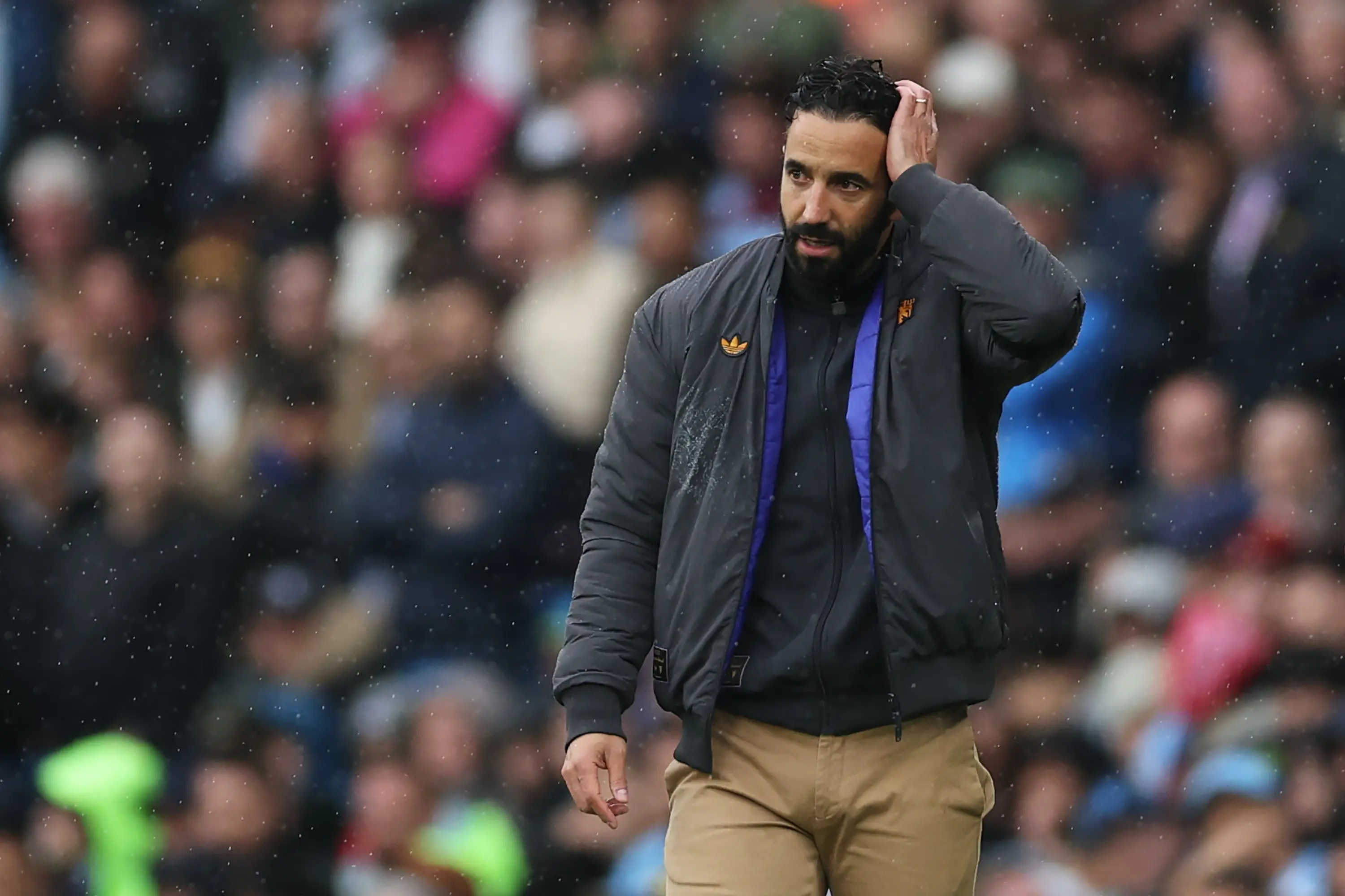 Amorim is under pressure following United's poor start to the season. Image credit: Getty