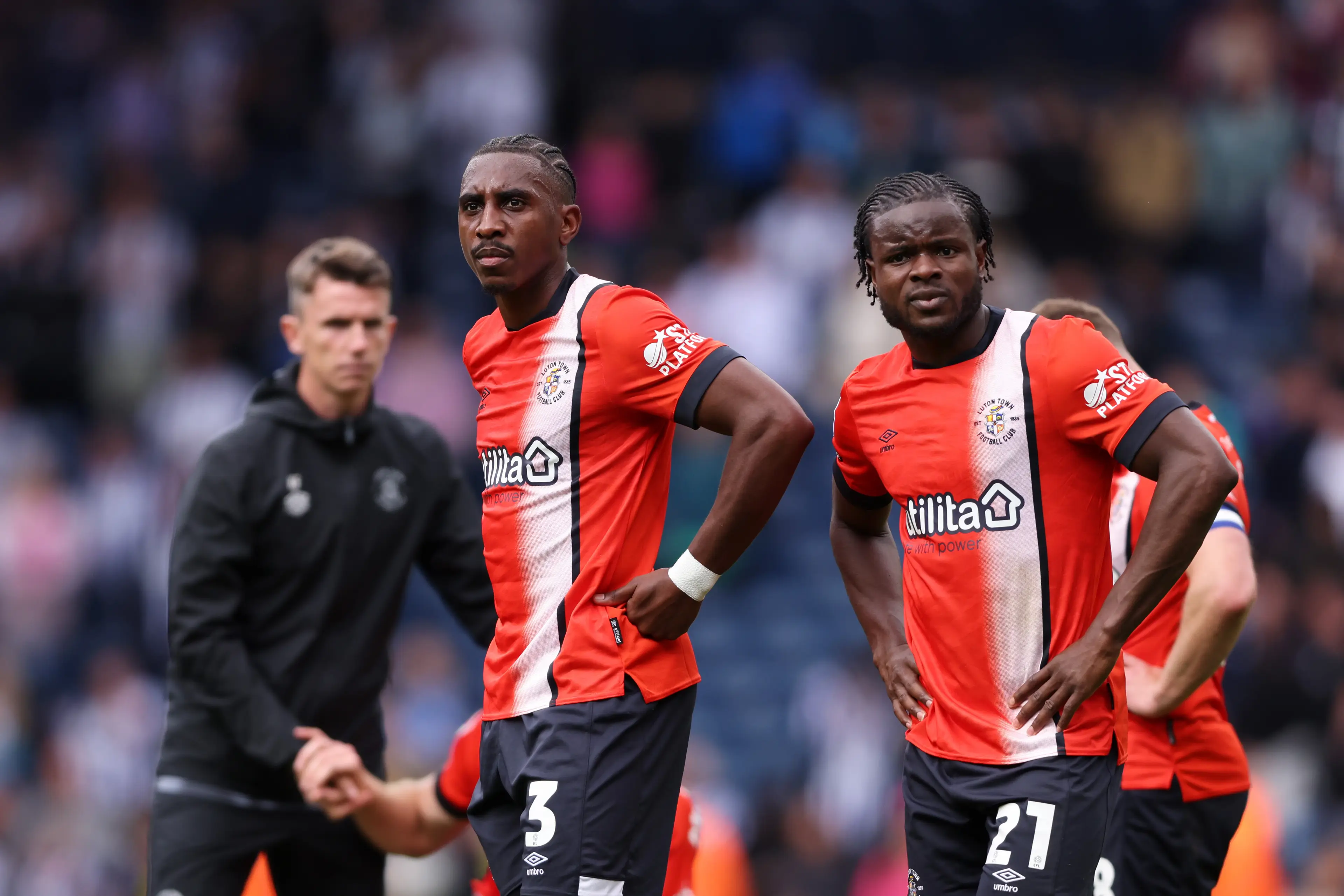 Luton Town have been relegated to League One. (Image: Getty)