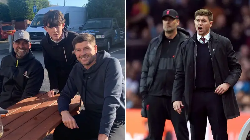 Jurgen Klopp And Steven Gerrard Spotted Having A Pint Together At Pub Ahead Of Champions League Final